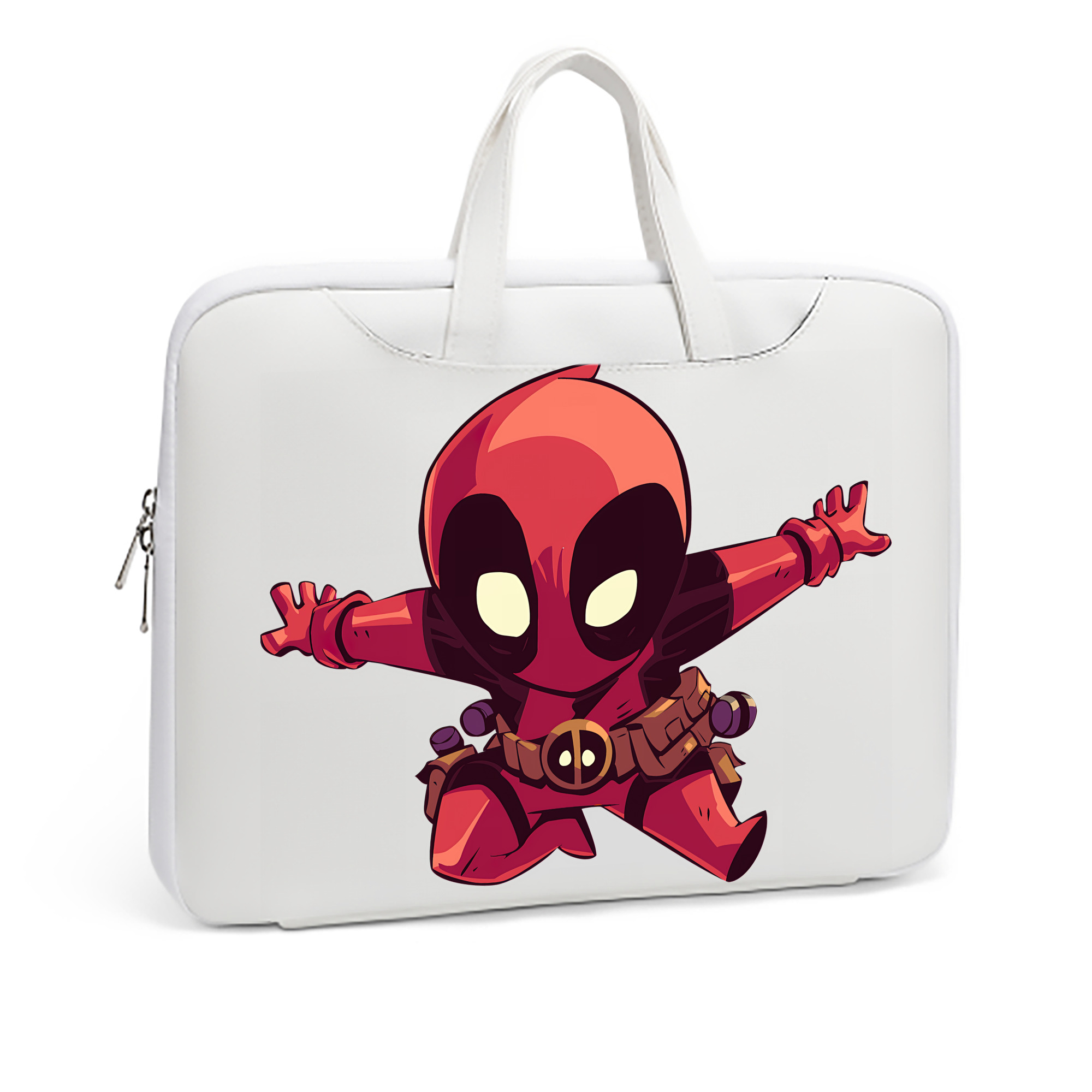 （画像用） Deadpool デッドプール レザーラップトップバッグ　ノートパソコンケース