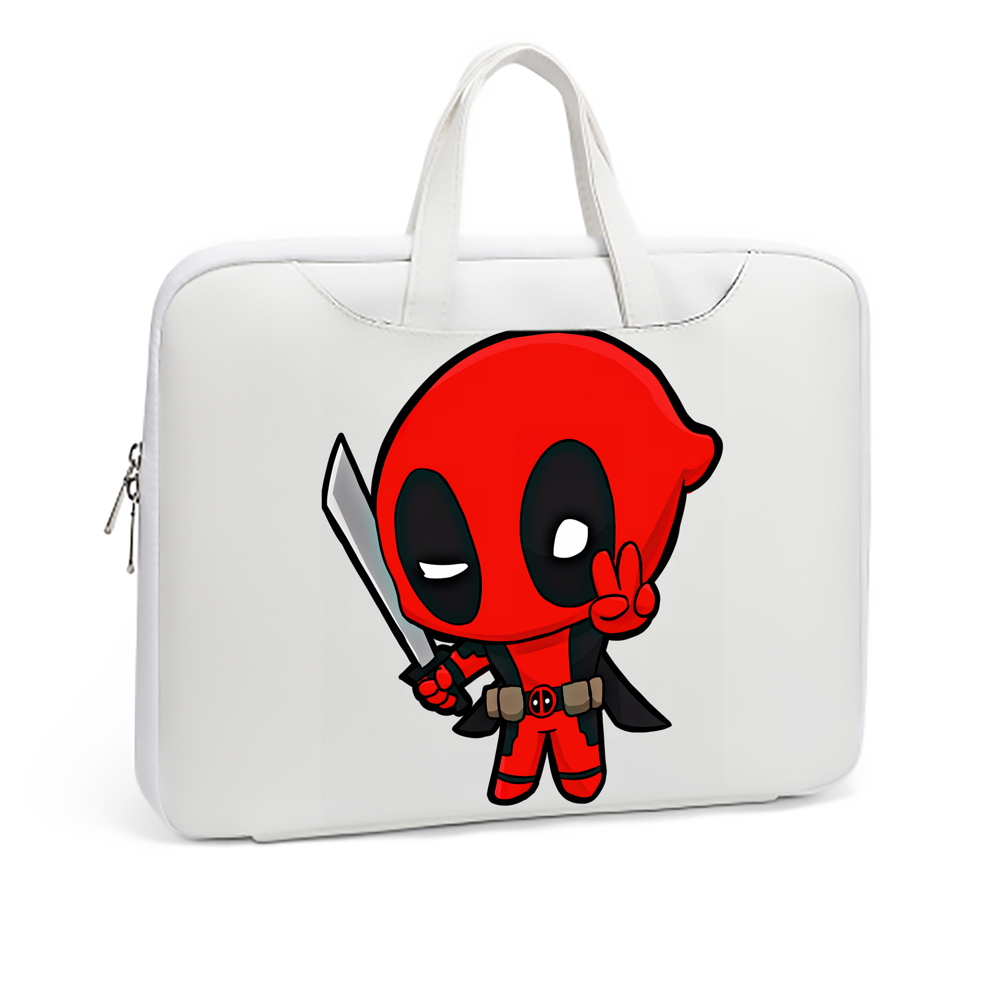 （画像用） Deadpool デッドプール レザーラップトップバッグ　ノートパソコンケース