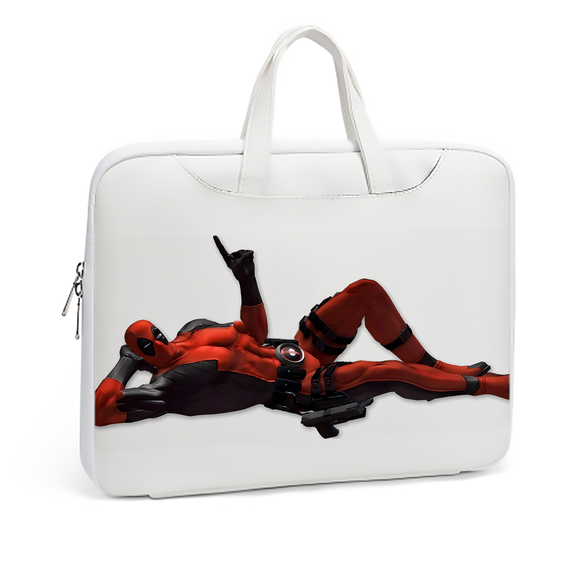 （画像用） Deadpool デッドプール レザーラップトップバッグ　ノートパソコンケース