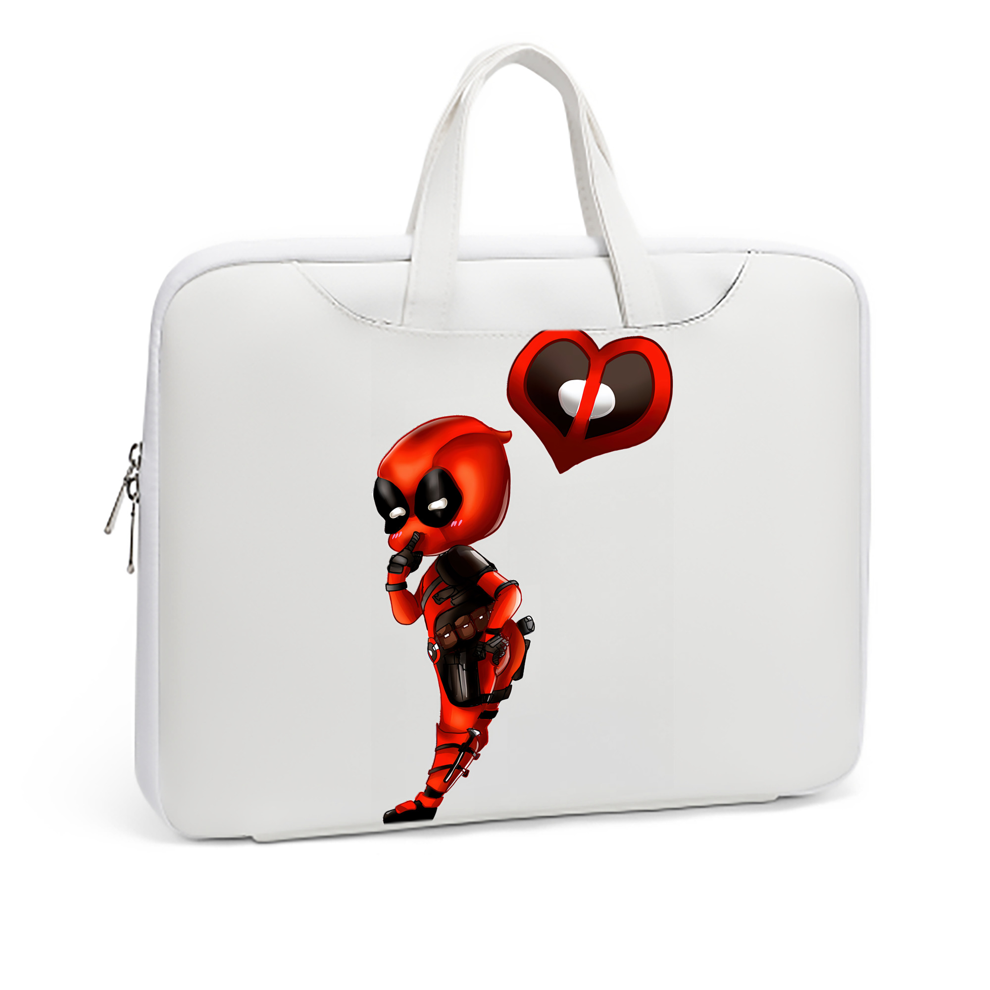（画像用） Deadpool デッドプール レザーラップトップバッグ　ノートパソコンケース