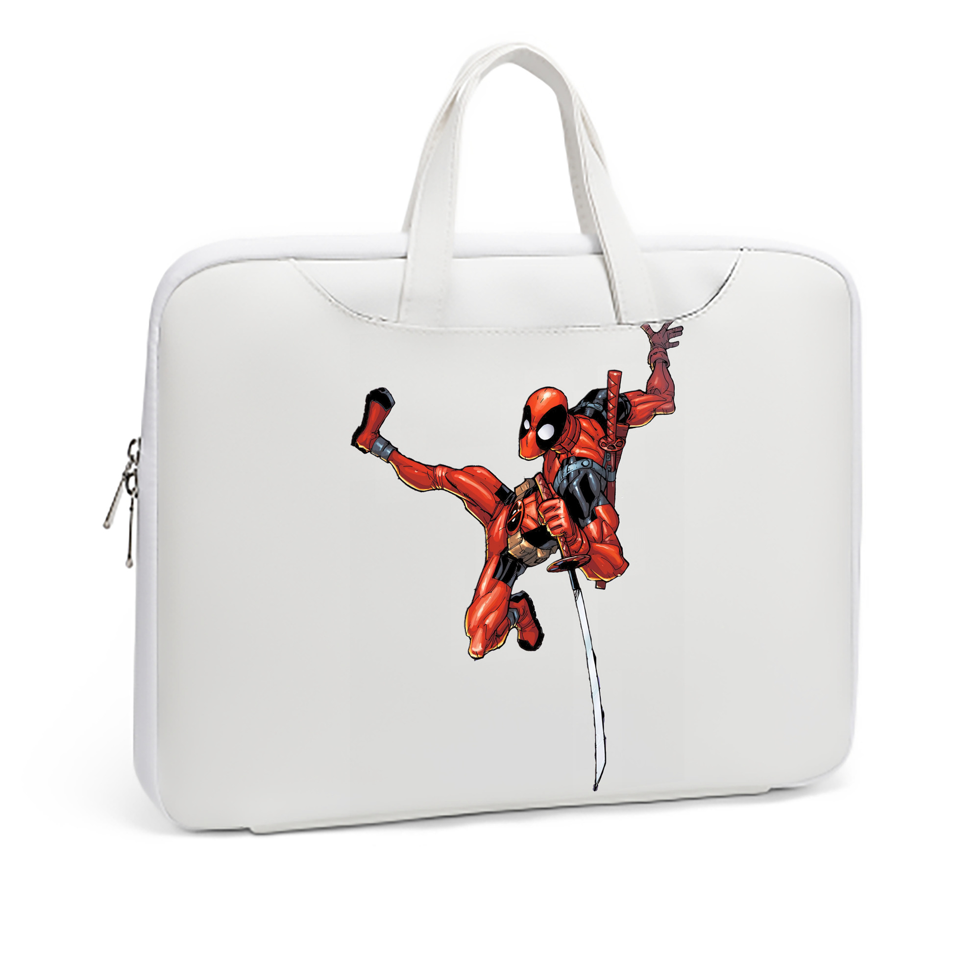 （画像用） Deadpool デッドプール レザーラップトップバッグ　ノートパソコンケース
