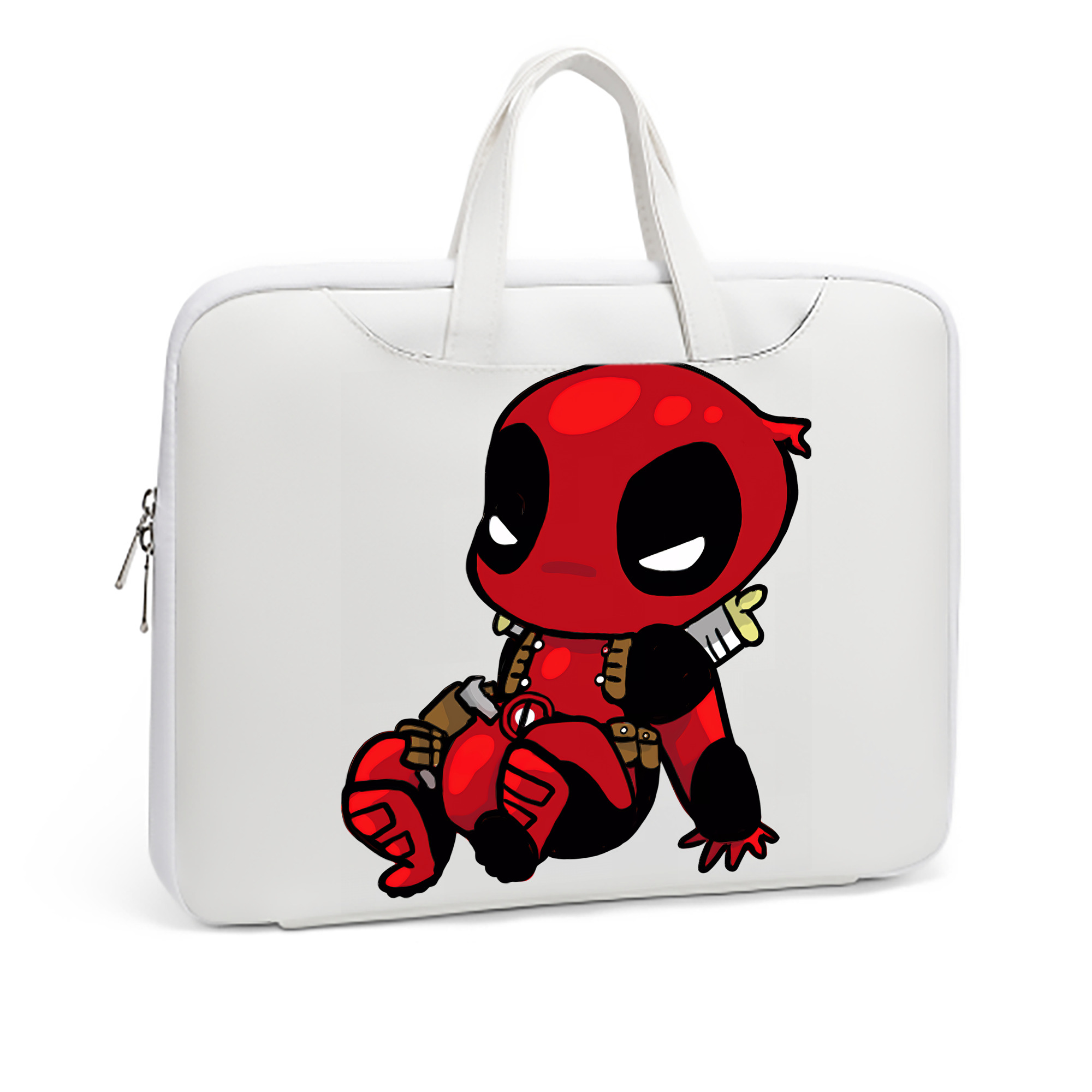 （画像用） Deadpool デッドプール レザーラップトップバッグ　ノートパソコンケース