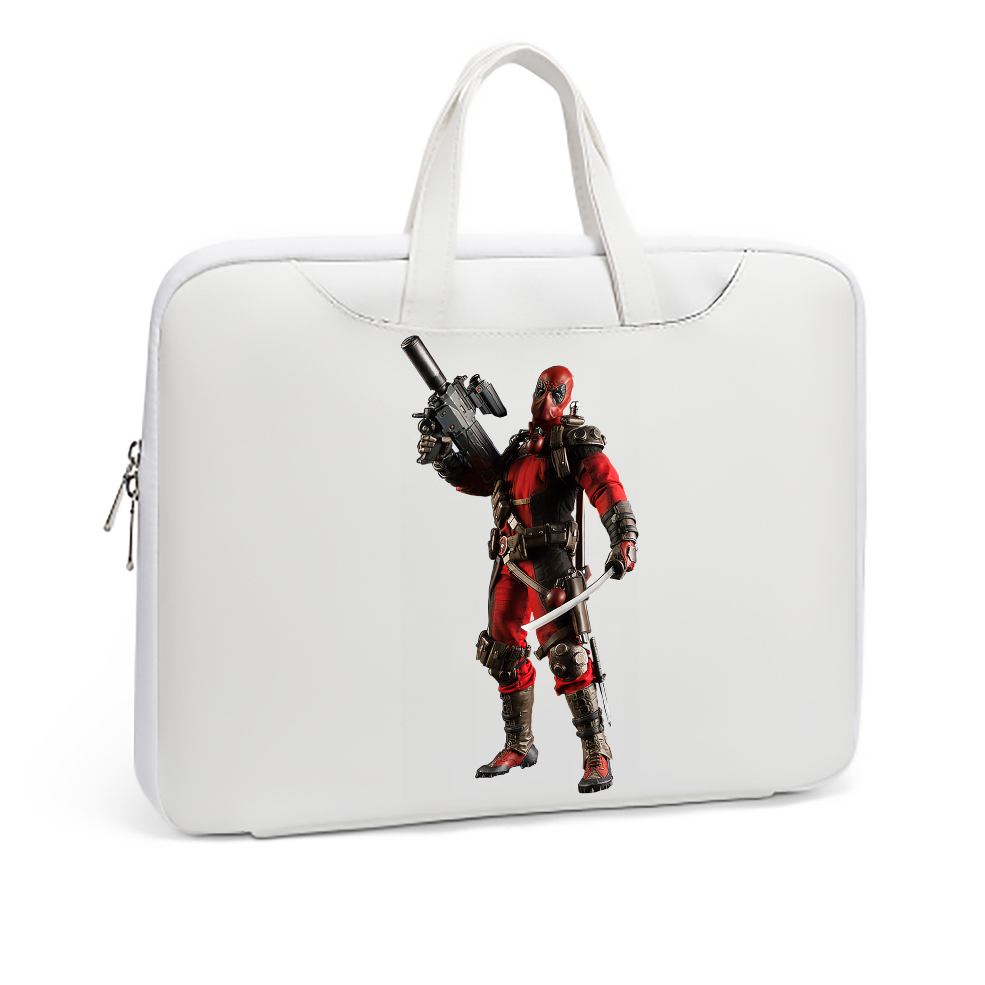 （画像用） Deadpool デッドプール レザーラップトップバッグ　ノートパソコンケース