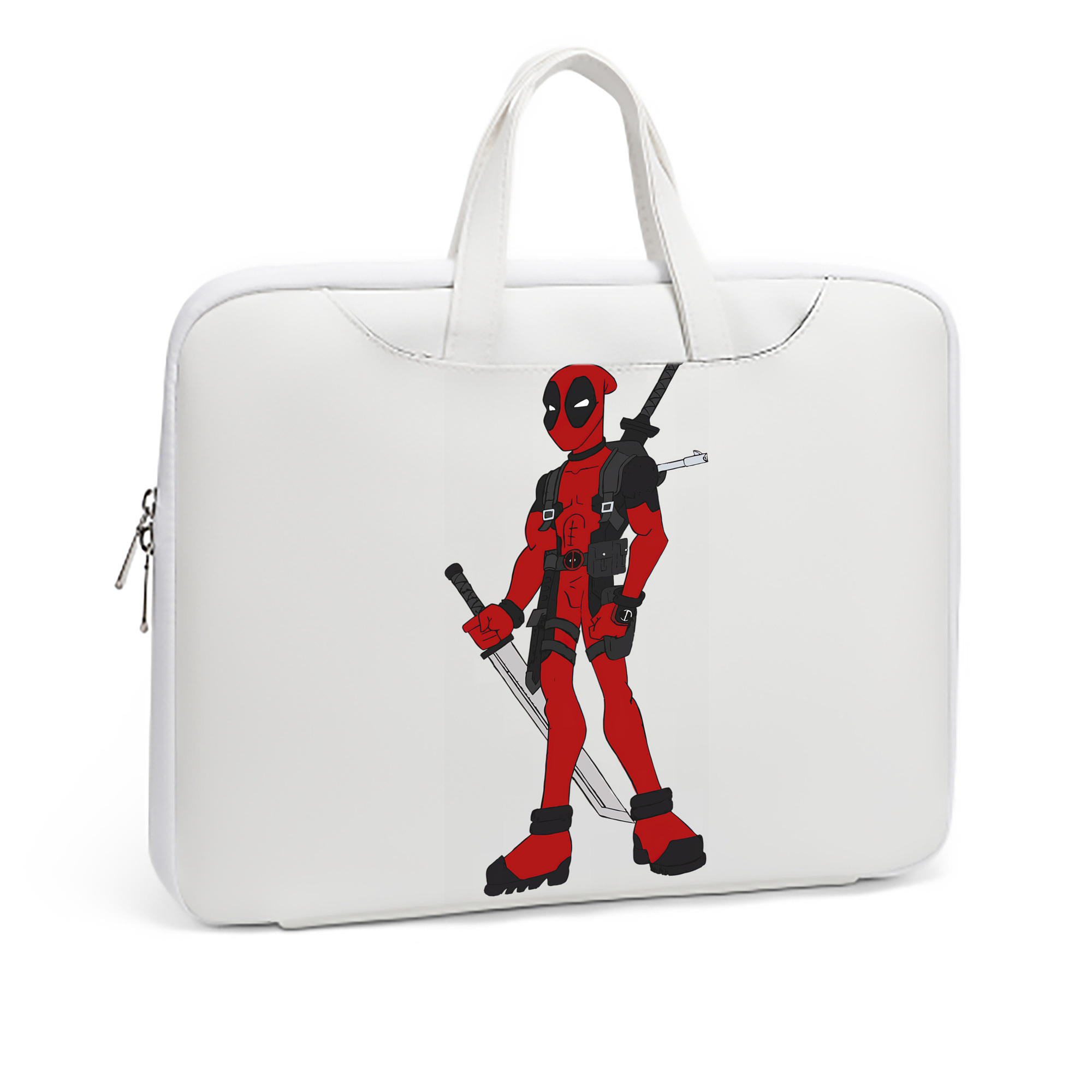 （画像用） Deadpool デッドプール レザーラップトップバッグ　ノートパソコンケース