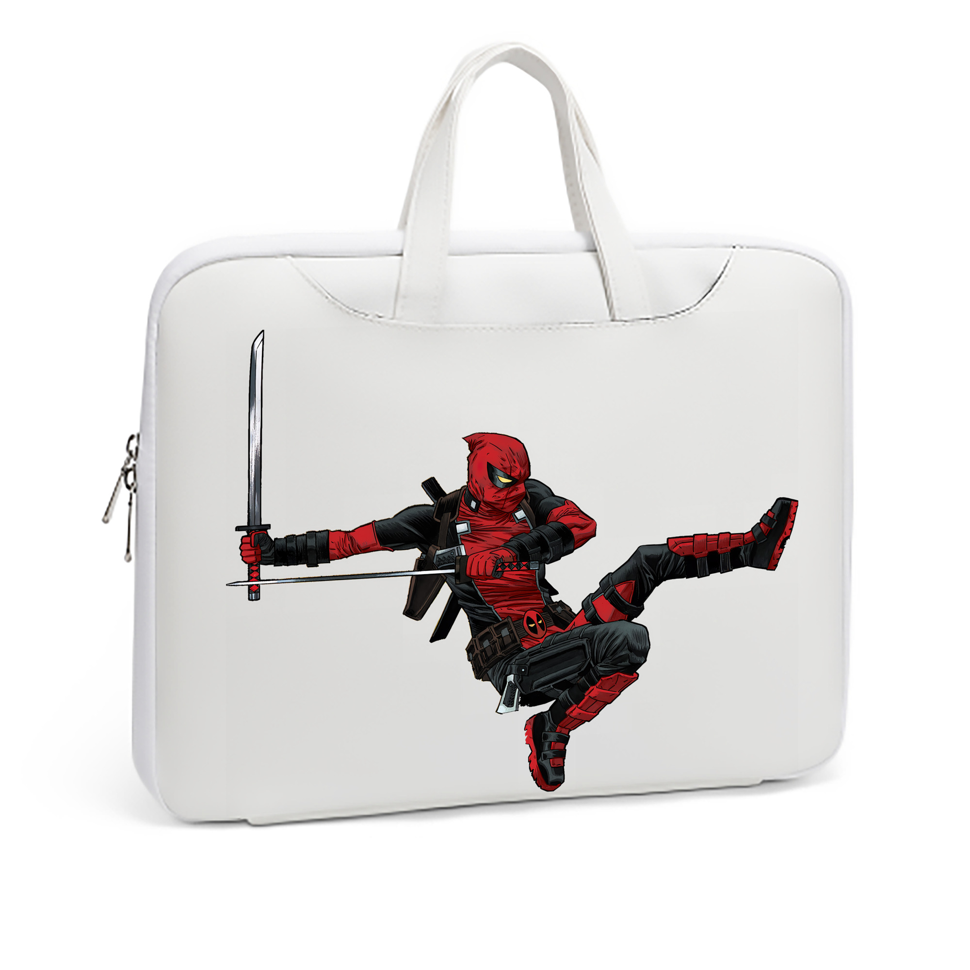 （画像用） Deadpool デッドプール レザーラップトップバッグ　ノートパソコンケース