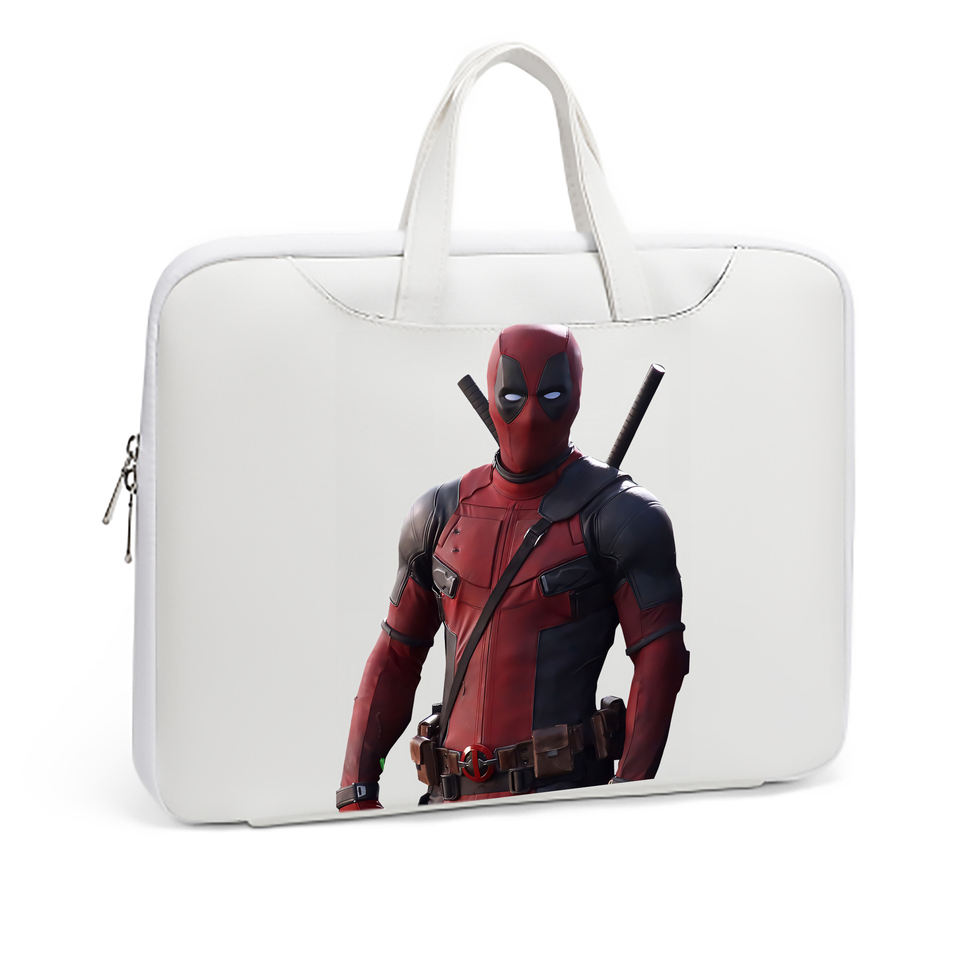 （画像用） Deadpool デッドプール レザーラップトップバッグ　ノートパソコンケース