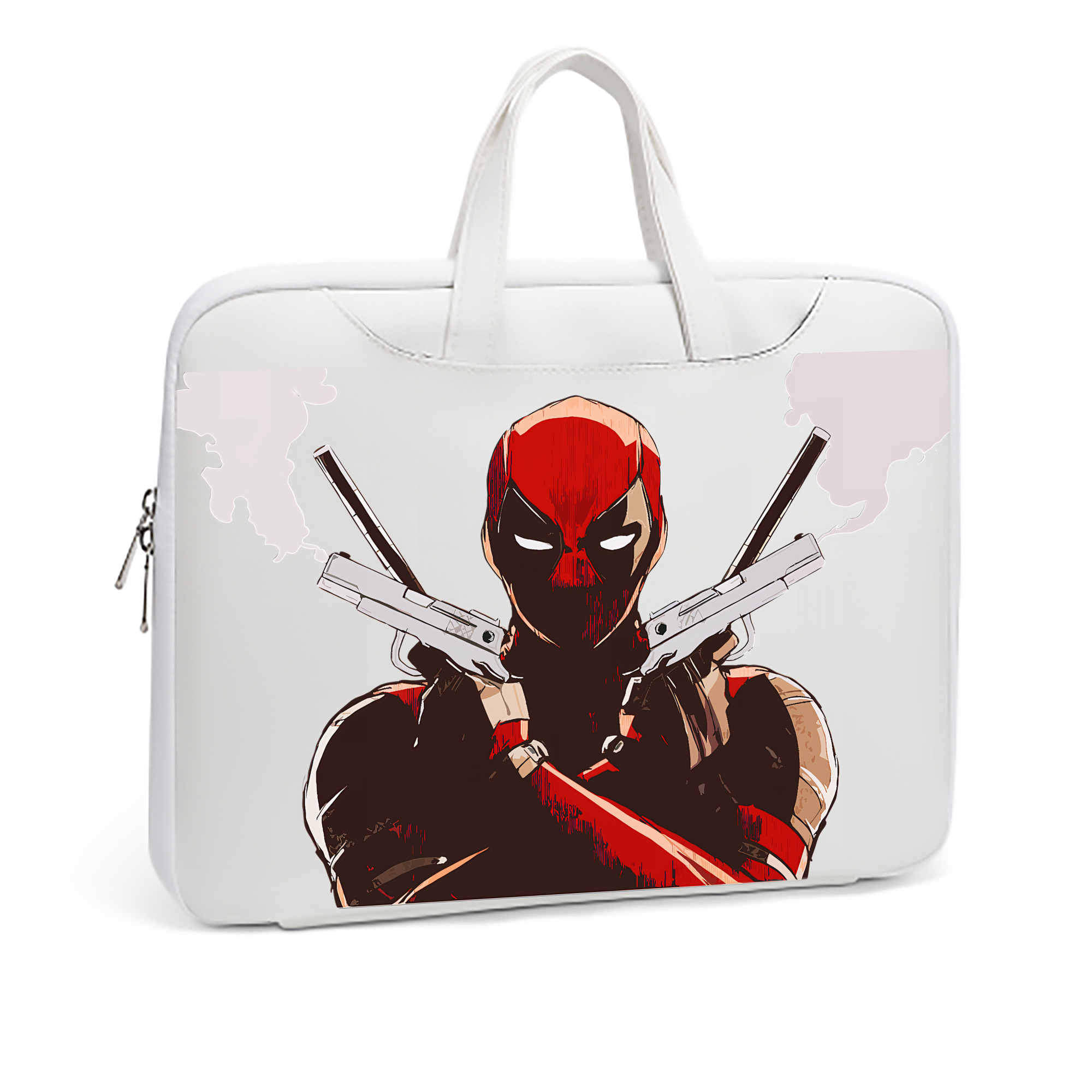（画像用） Deadpool デッドプール レザーラップトップバッグ　ノートパソコンケース