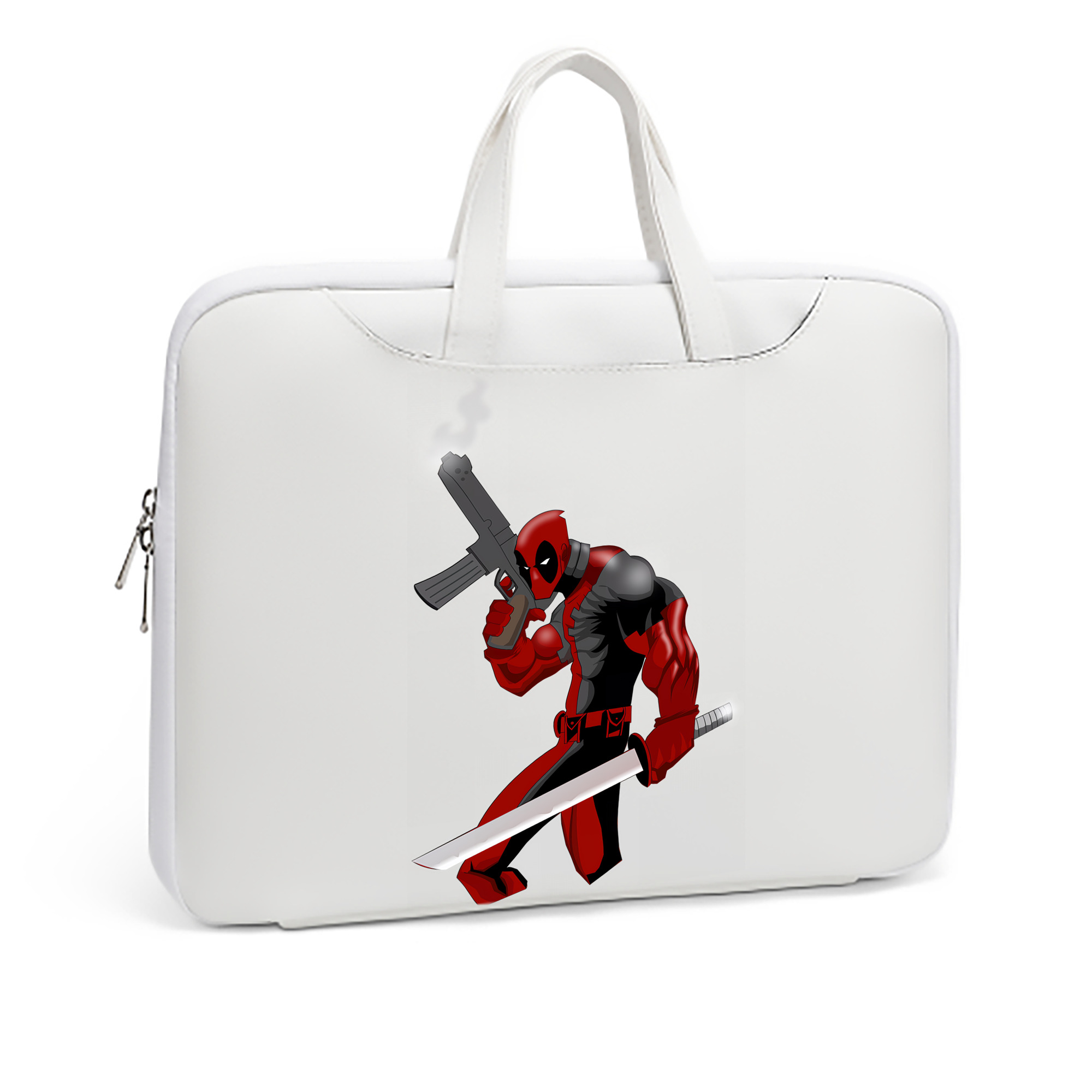 （画像用） Deadpool デッドプール レザーラップトップバッグ　ノートパソコンケース