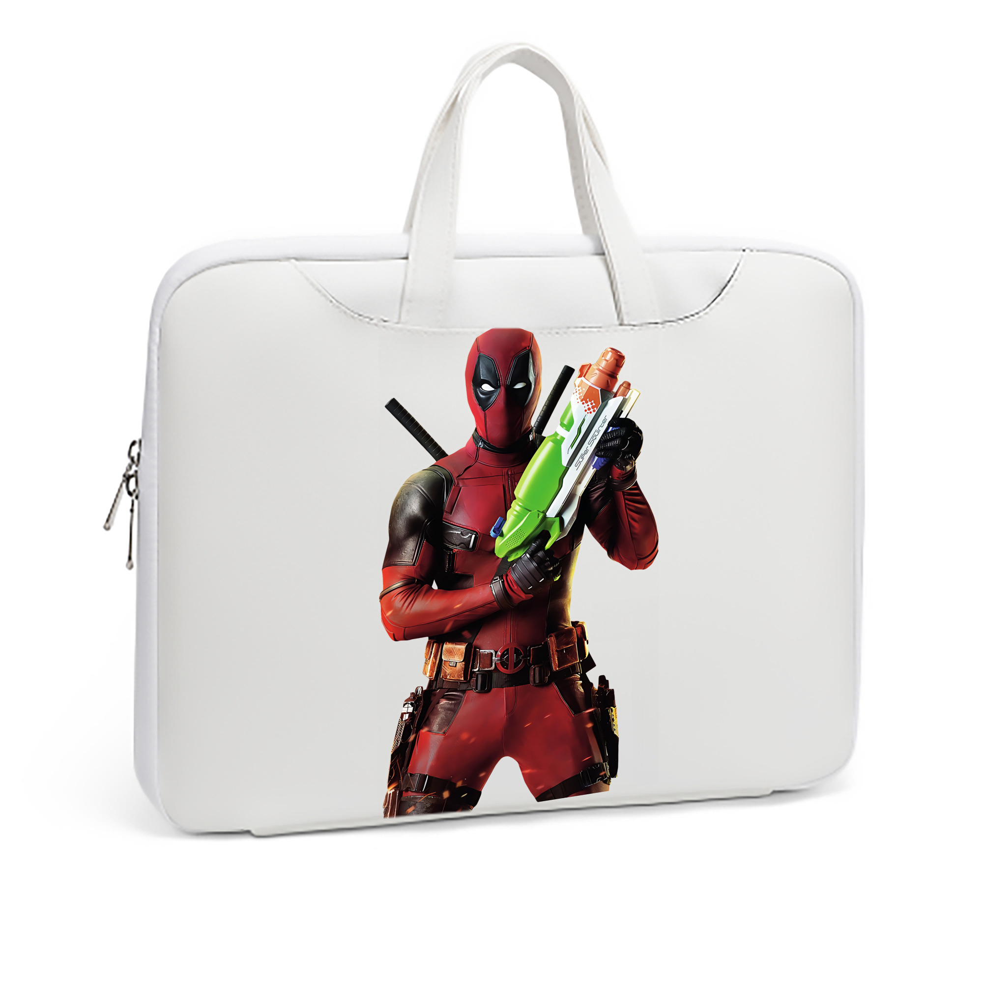 （画像用） Deadpool デッドプール レザーラップトップバッグ　ノートパソコンケース