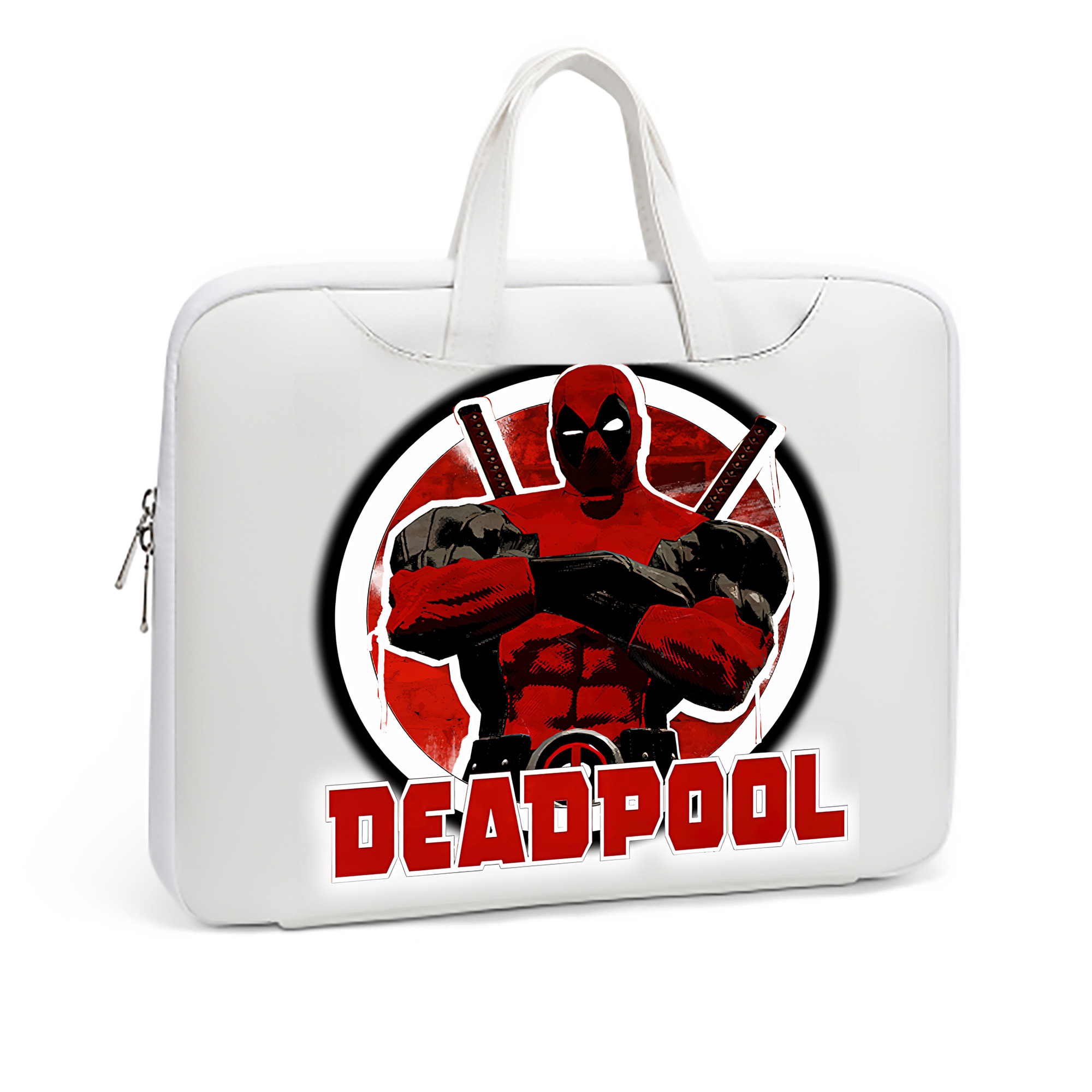 （画像用） Deadpool デッドプール レザーラップトップバッグ　ノートパソコンケース