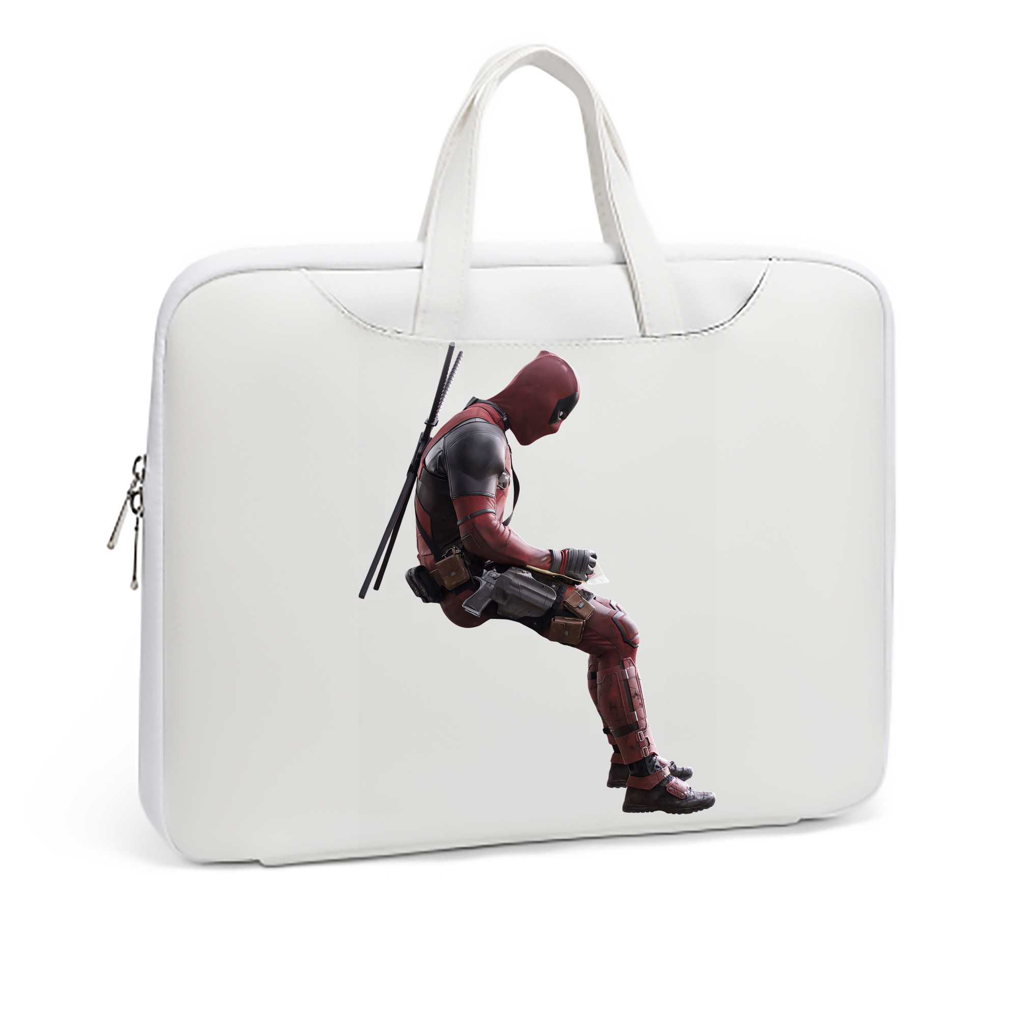 （画像用） Deadpool デッドプール レザーラップトップバッグ　ノートパソコンケース