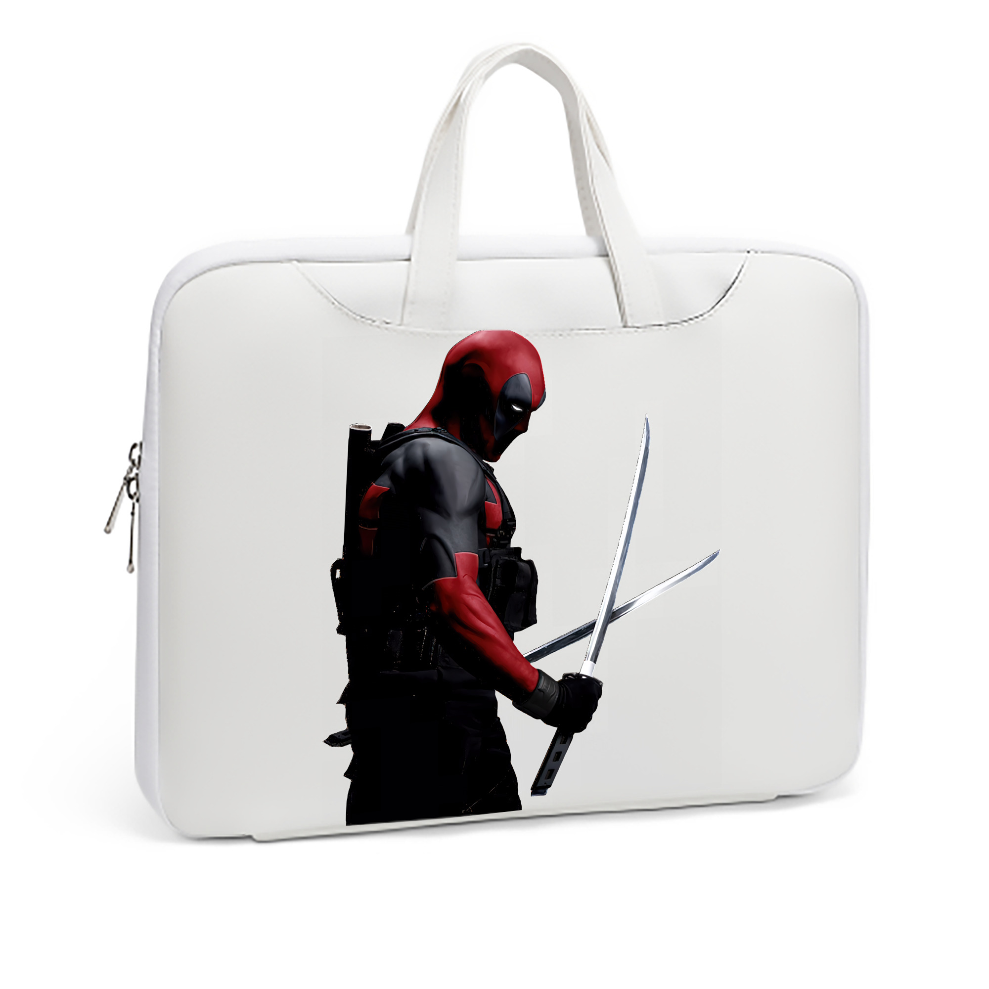 （画像用） Deadpool デッドプール レザーラップトップバッグ　ノートパソコンケース