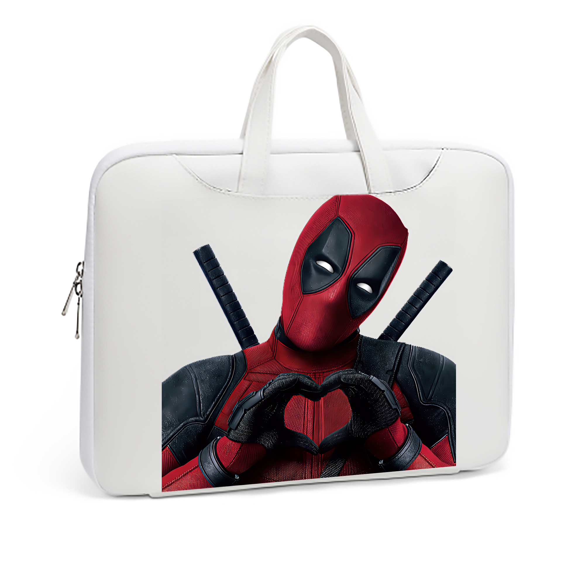 （画像用） Deadpool デッドプール レザーラップトップバッグ　ノートパソコンケース