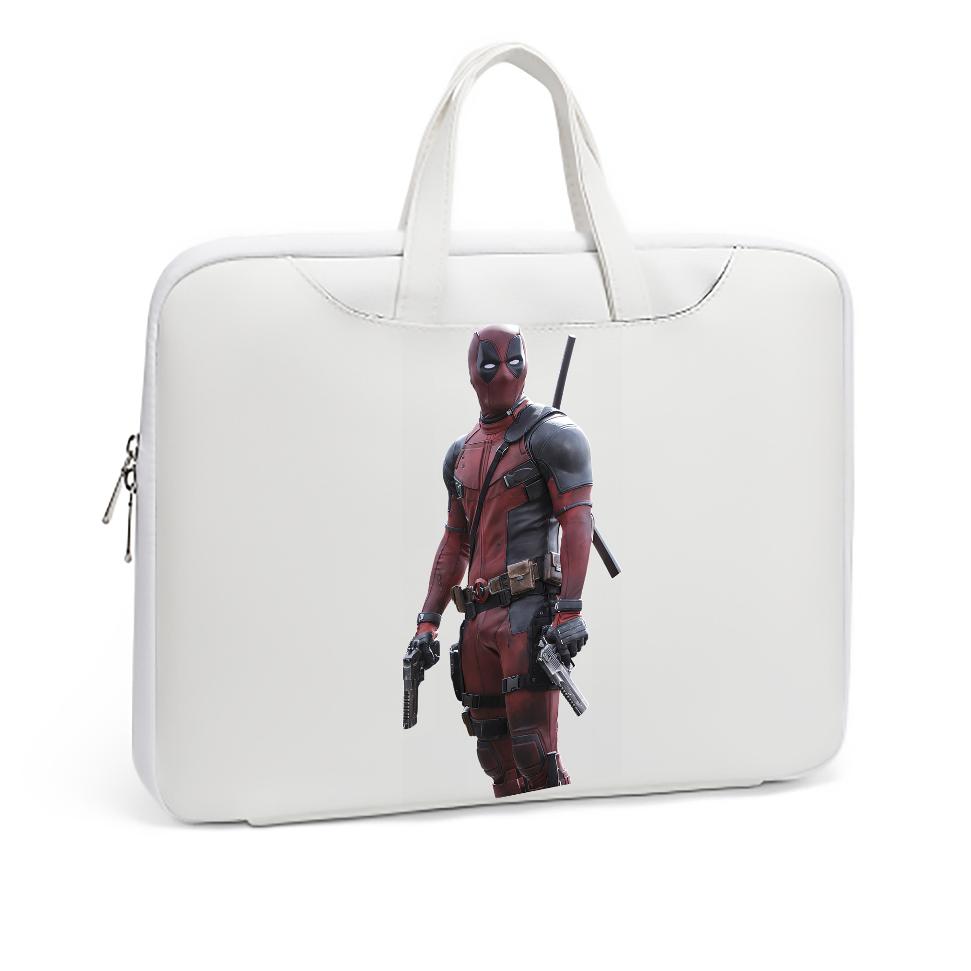 （画像用） Deadpool デッドプール レザーラップトップバッグ　ノートパソコンケース