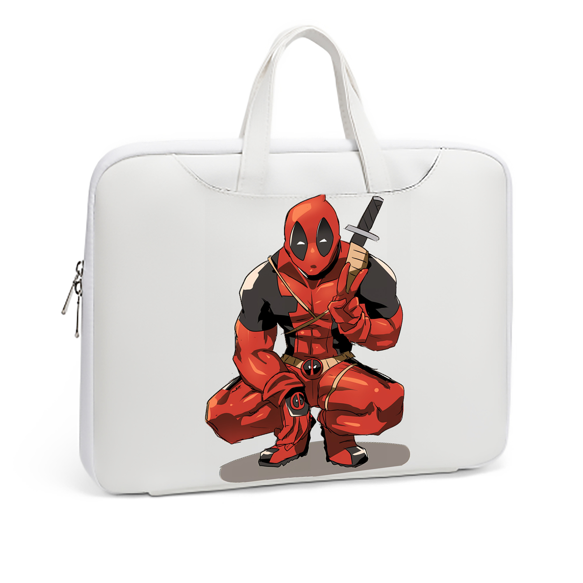 （画像用） Deadpool デッドプール レザーラップトップバッグ　ノートパソコンケース