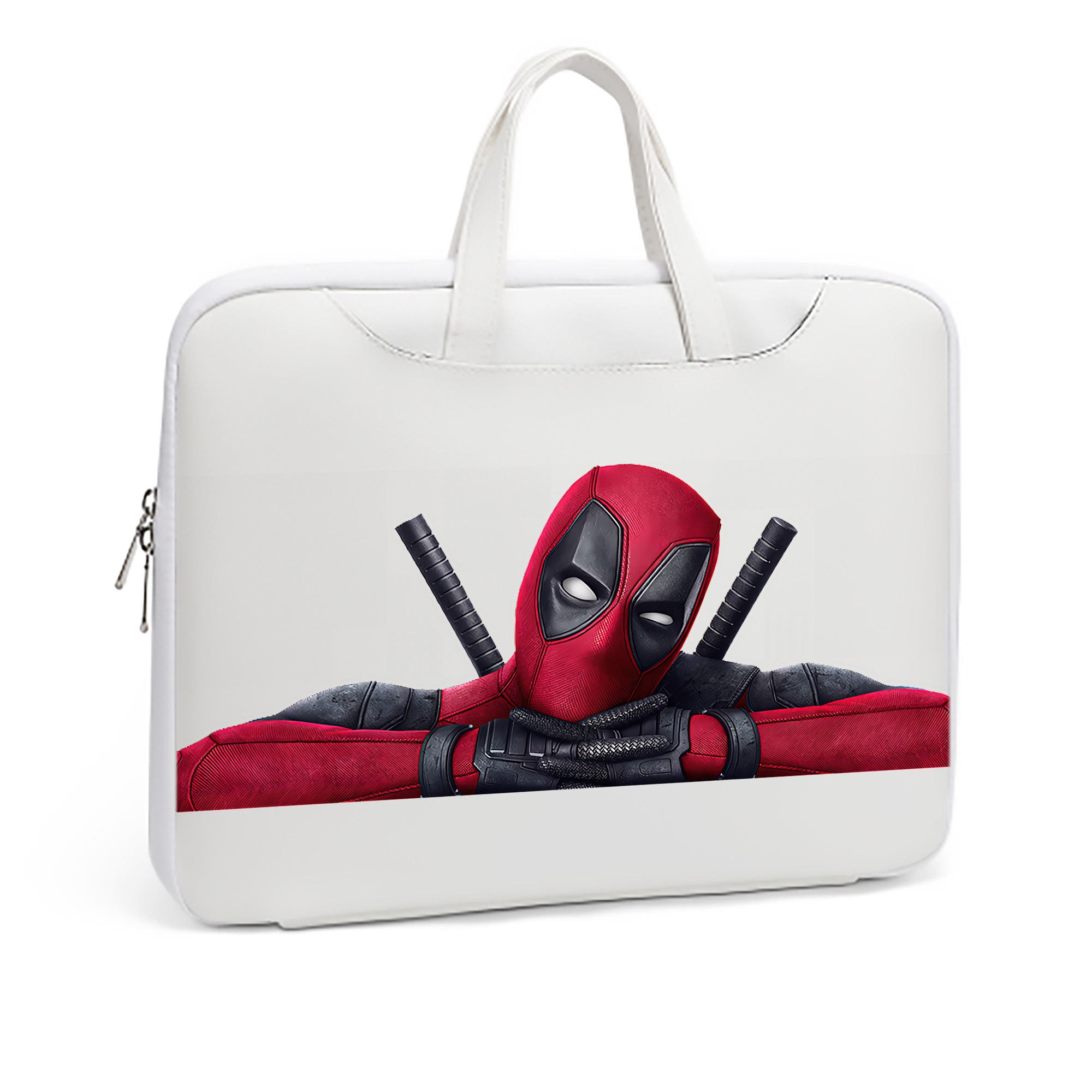 （画像用） Deadpool デッドプール レザーラップトップバッグ　ノートパソコンケース
