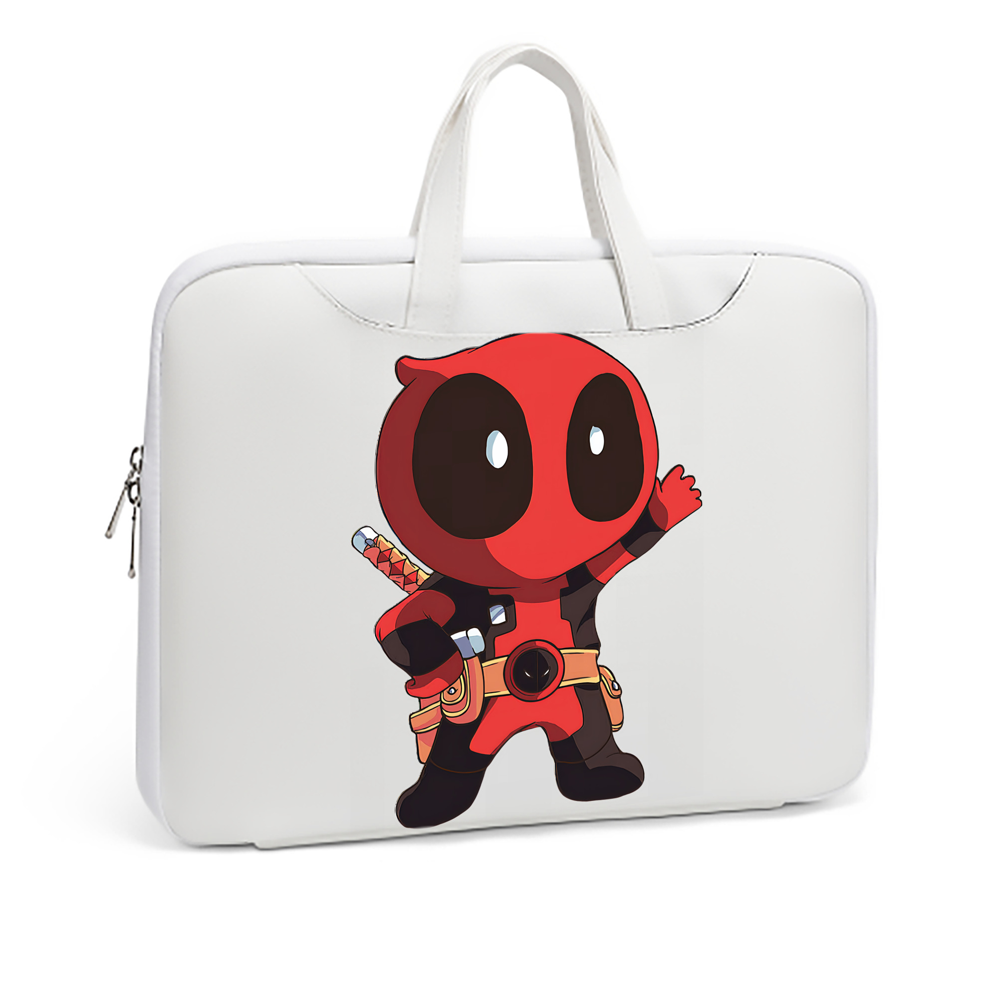 （画像用） Deadpool デッドプール レザーラップトップバッグ　ノートパソコンケース