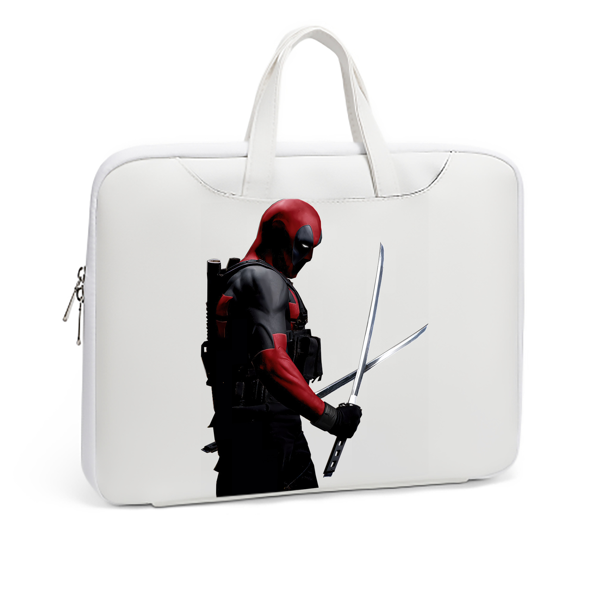 （画像用） Deadpool デッドプール レザーラップトップバッグ　ノートパソコンケース