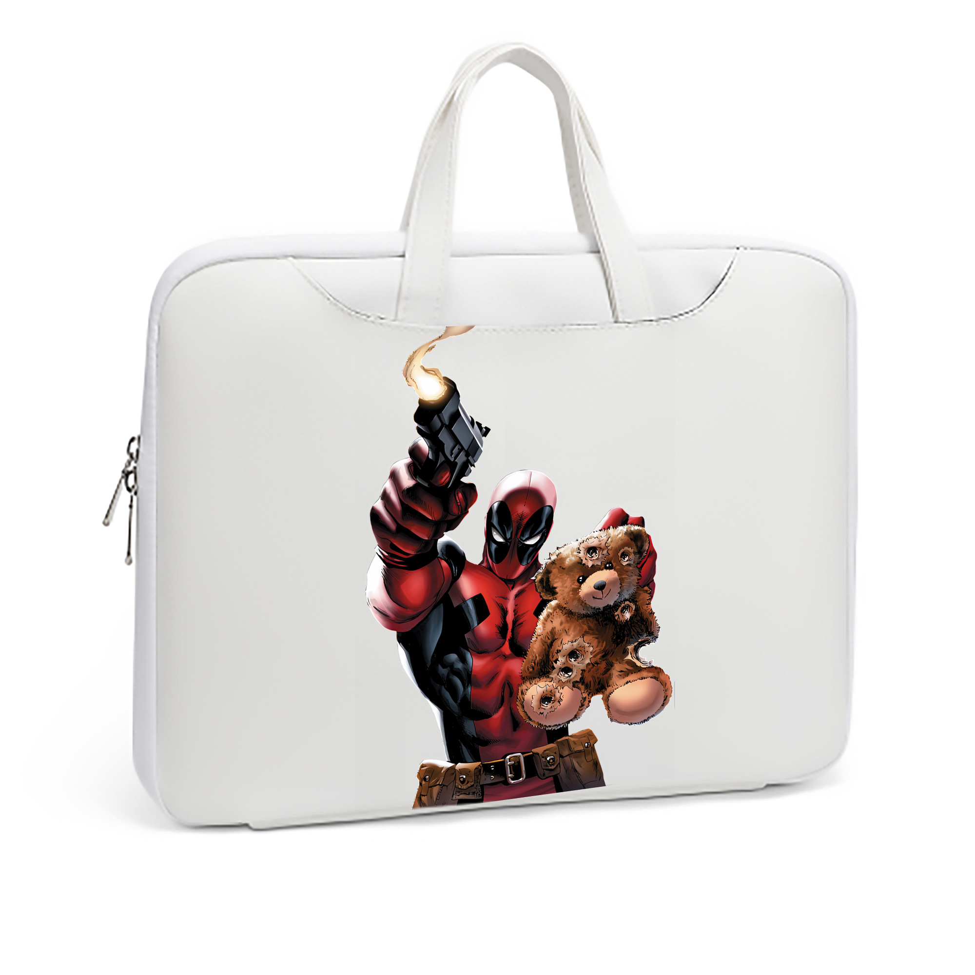 （画像用） Deadpool デッドプール レザーラップトップバッグ　ノートパソコンケース