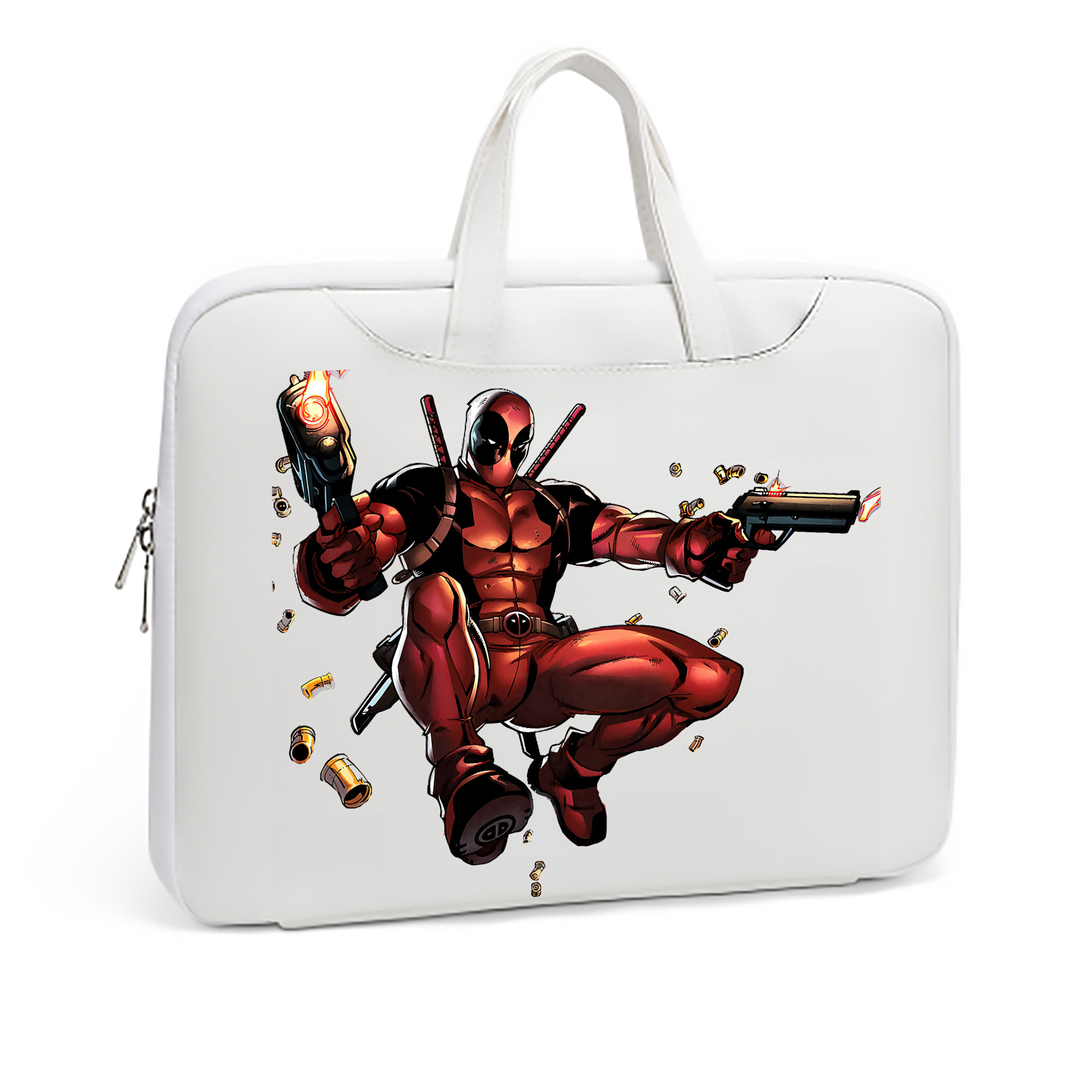 （画像用） Deadpool デッドプール レザーラップトップバッグ　ノートパソコンケース