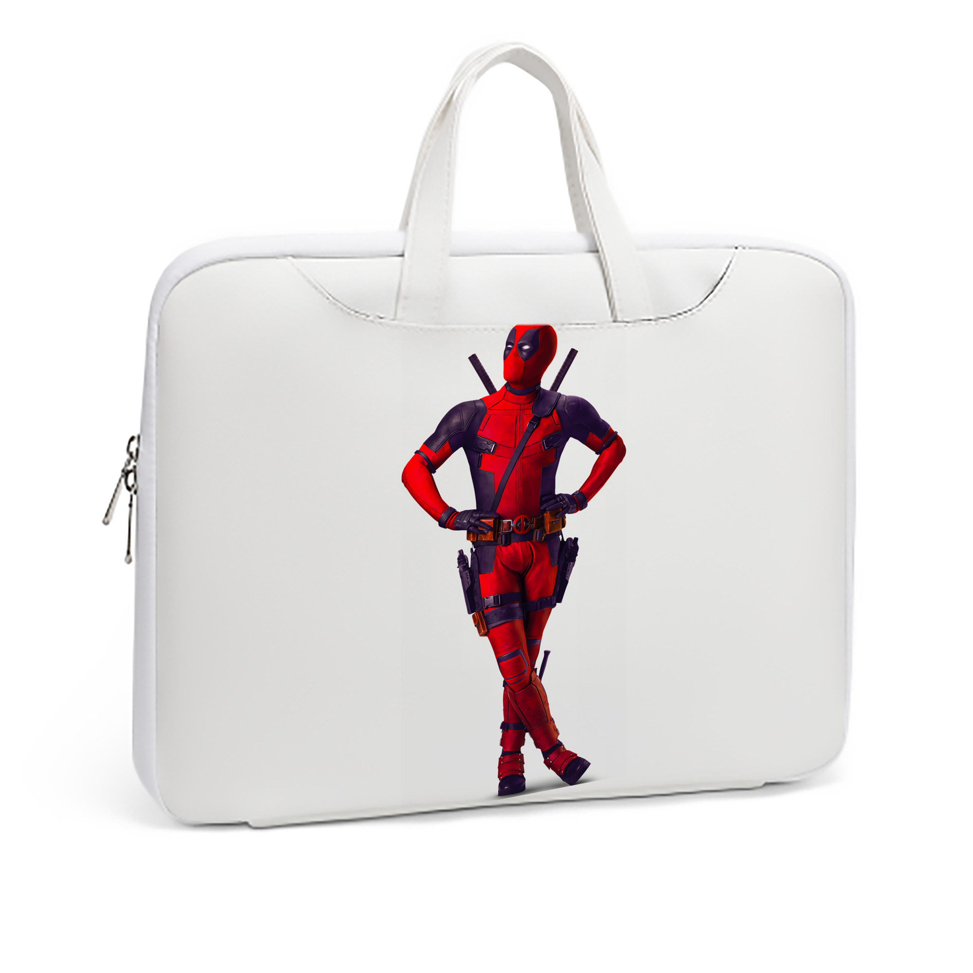 （画像用） Deadpool デッドプール レザーラップトップバッグ　ノートパソコンケース