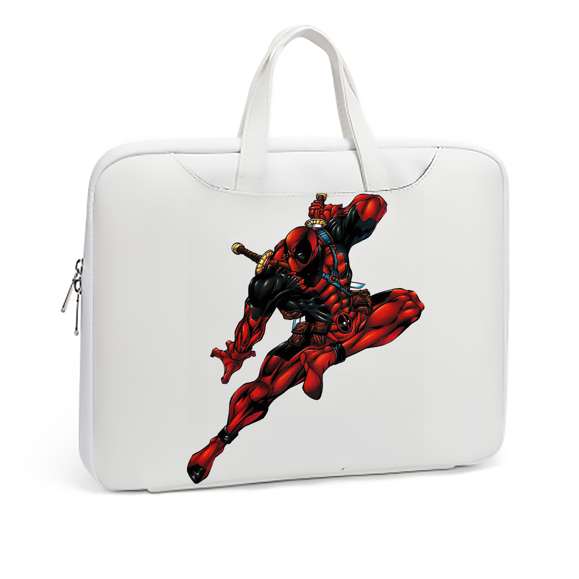 （画像用） Deadpool デッドプール レザーラップトップバッグ　ノートパソコンケース