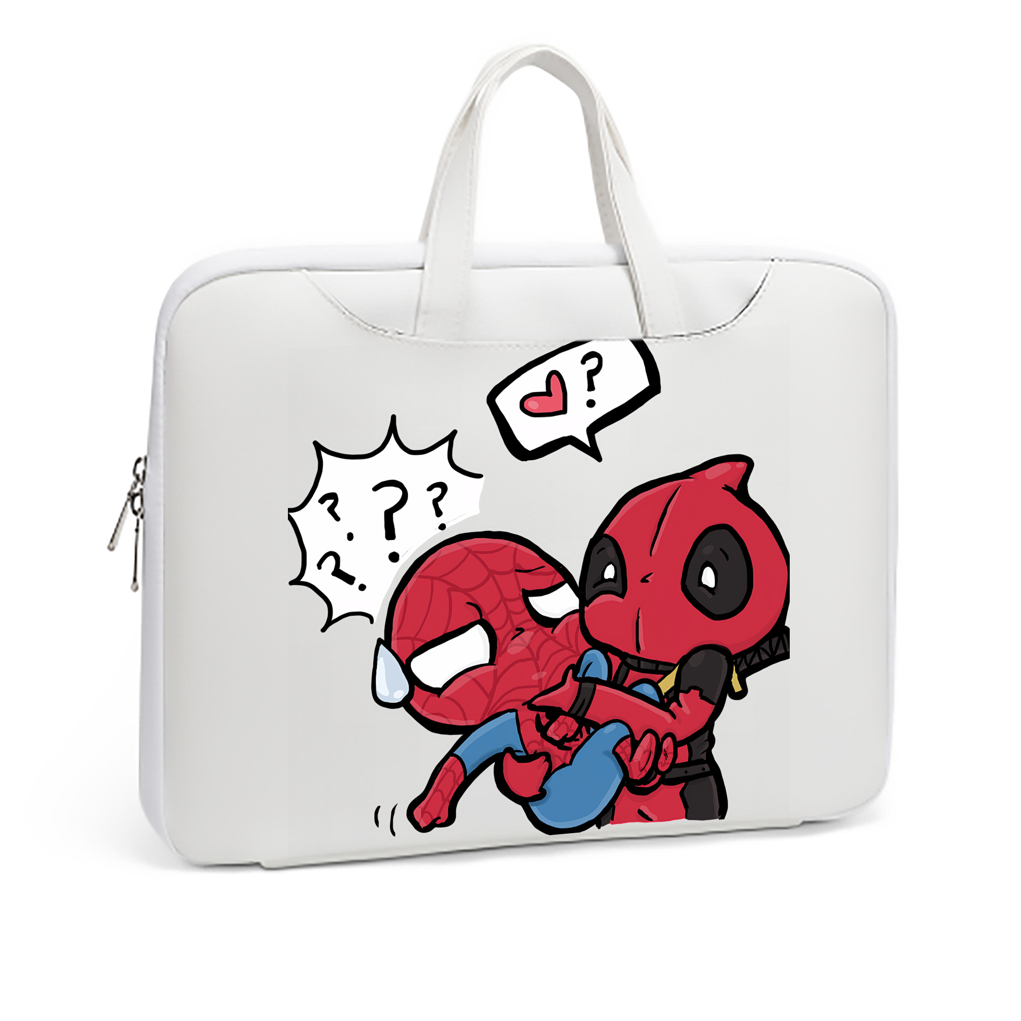（画像用） Deadpool デッドプール レザーラップトップバッグ　ノートパソコンケース