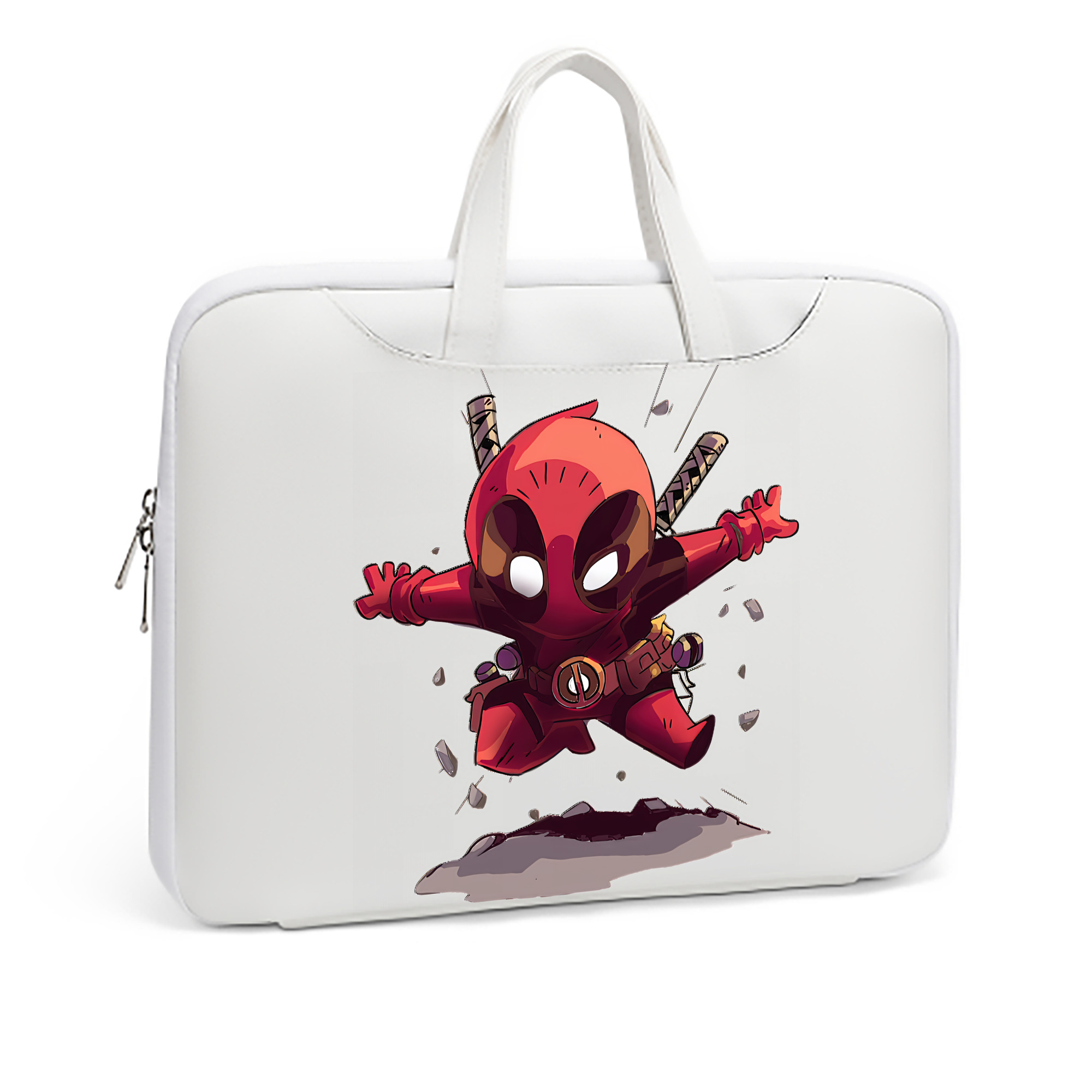 （画像用） Deadpool デッドプール レザーラップトップバッグ　ノートパソコンケース