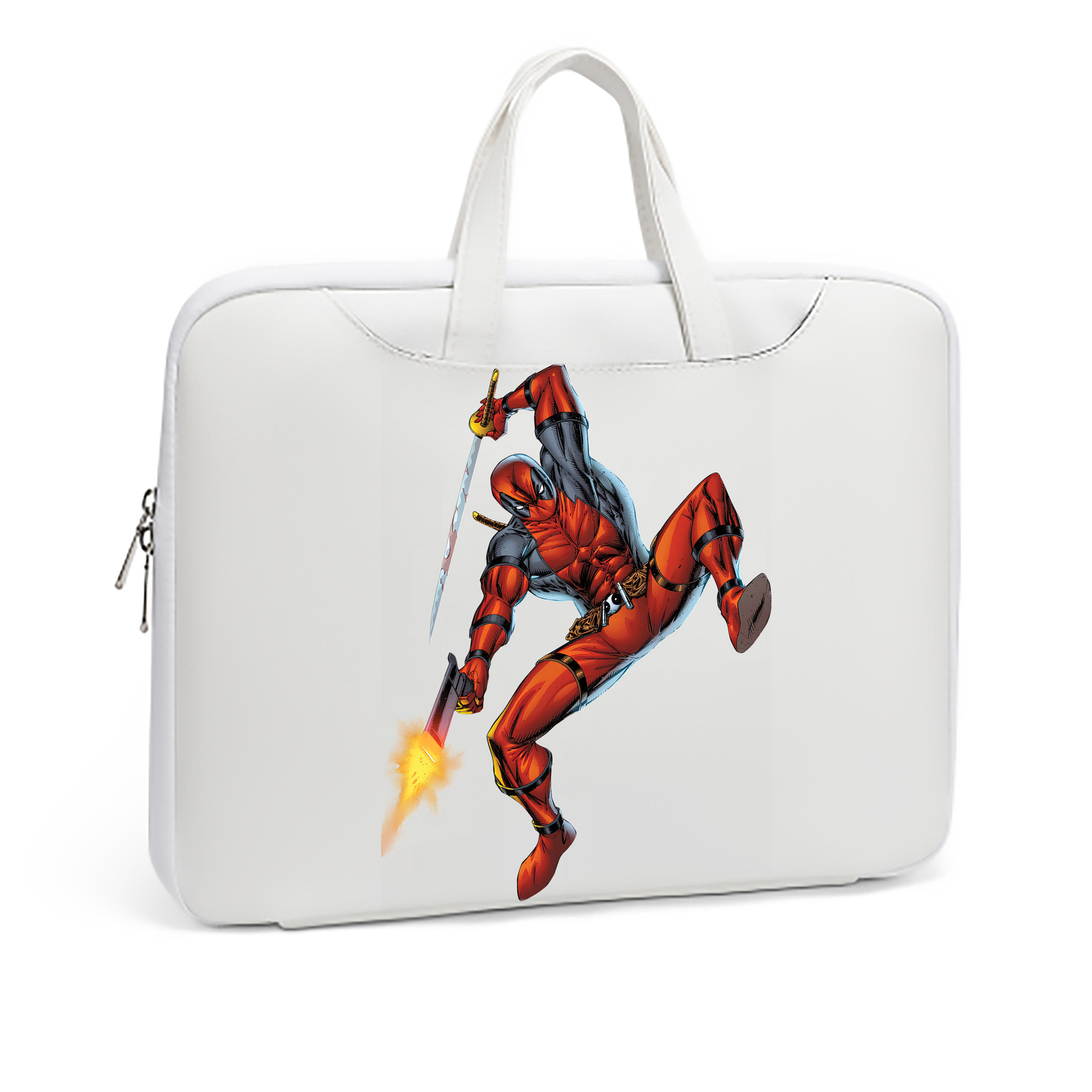 （画像用） Deadpool デッドプール レザーラップトップバッグ　ノートパソコンケース