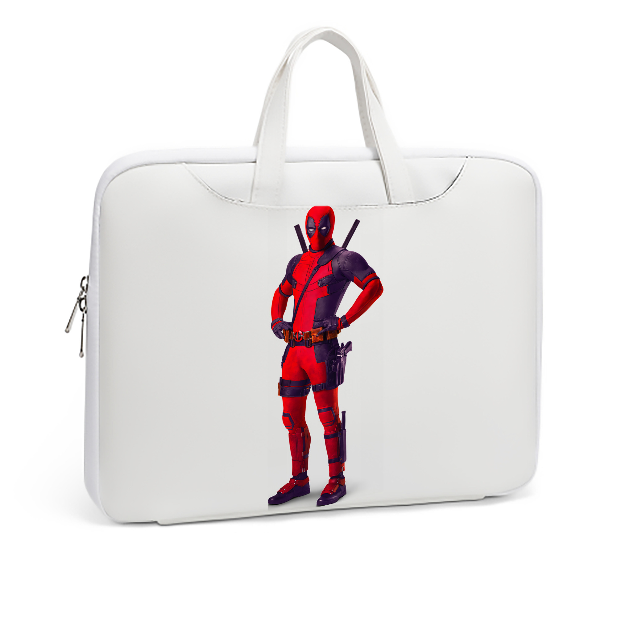 （画像用） Deadpool デッドプール レザーラップトップバッグ　ノートパソコンケース
