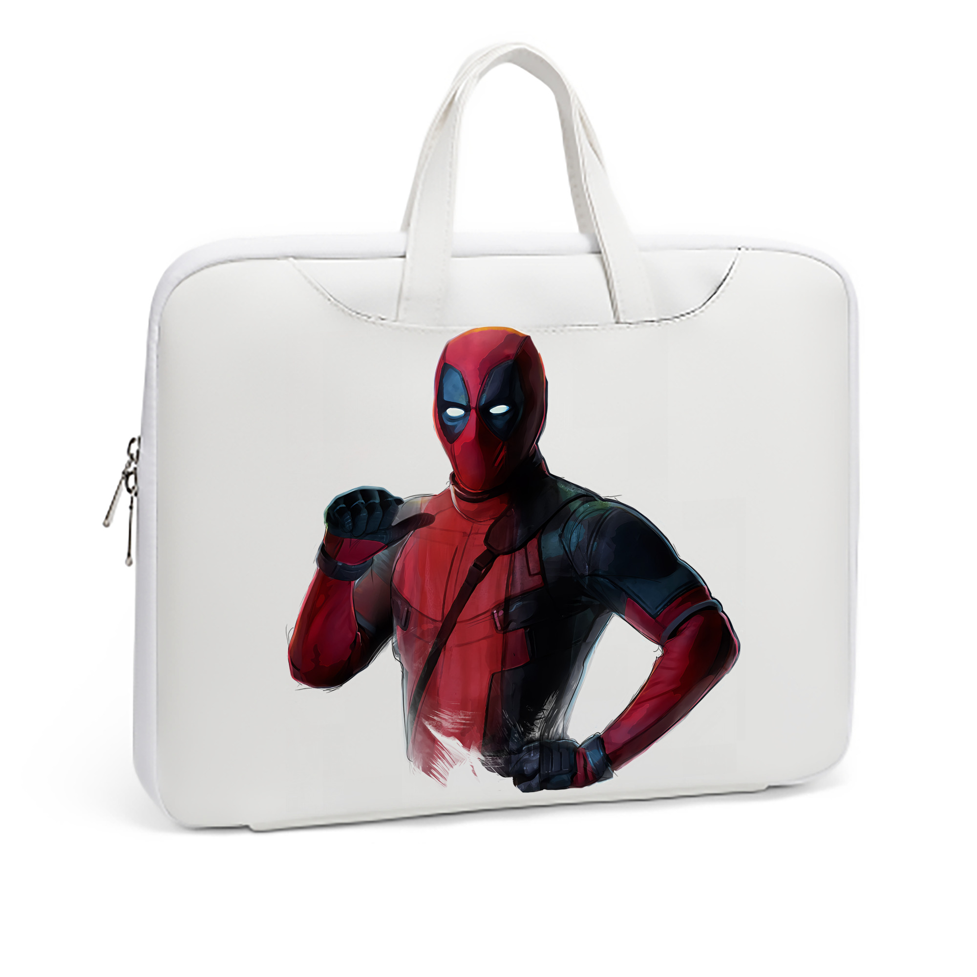 （画像用） Deadpool デッドプール レザーラップトップバッグ　ノートパソコンケース
