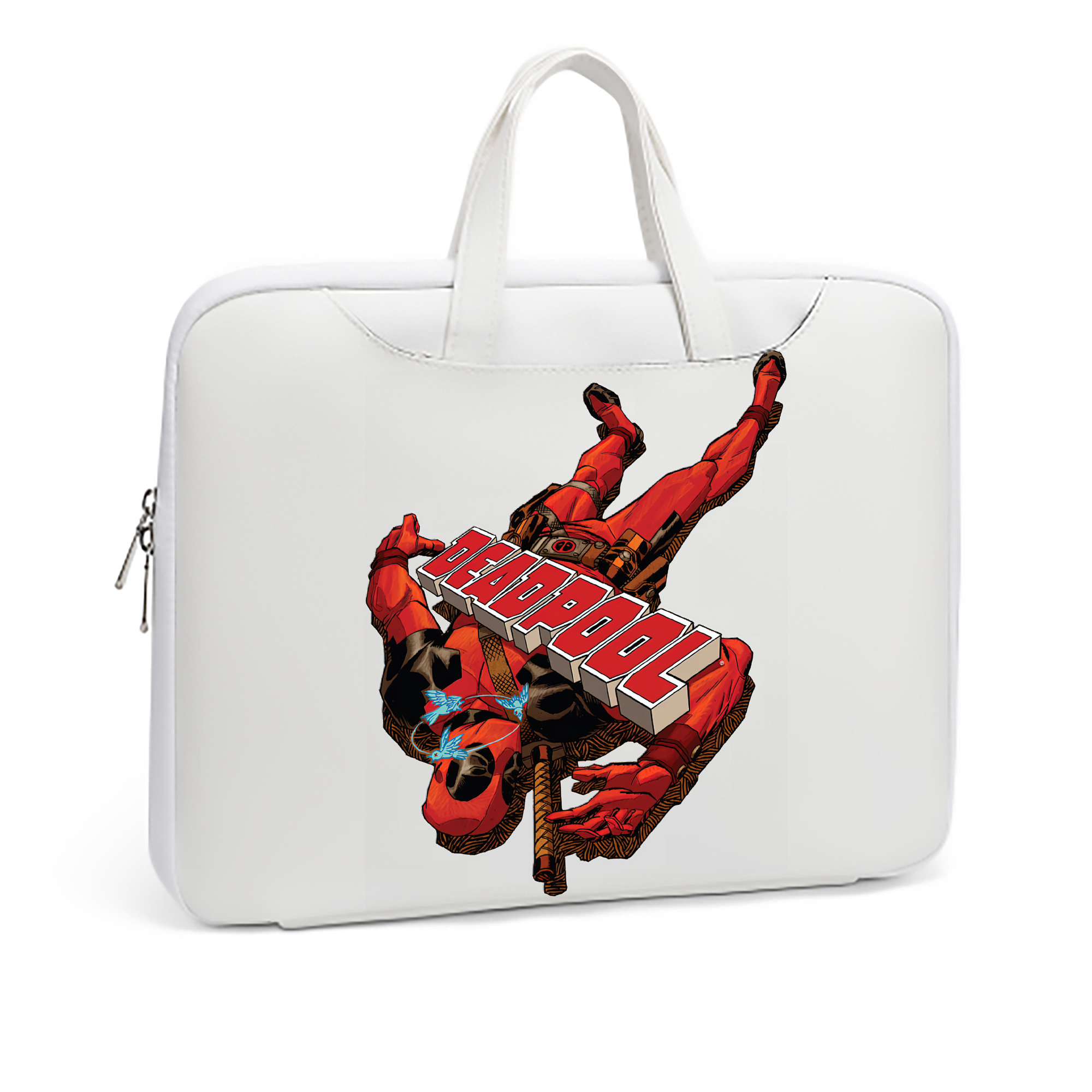 （画像用） Deadpool デッドプール レザーラップトップバッグ　ノートパソコンケース