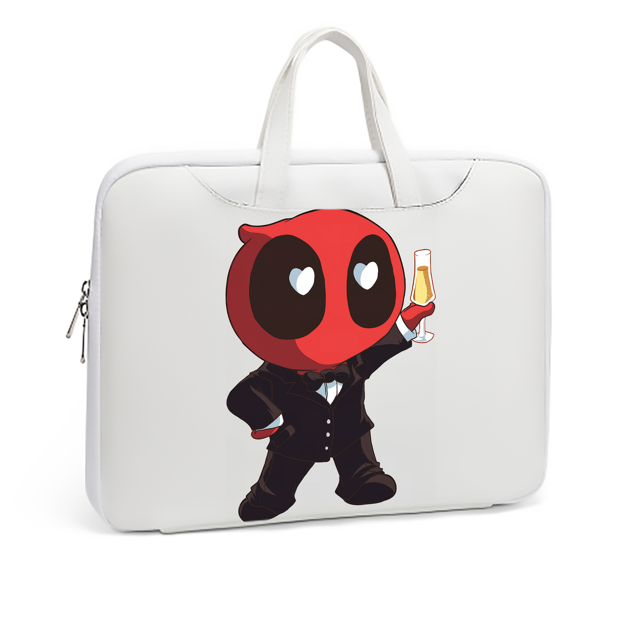 （画像用） Deadpool デッドプール レザーラップトップバッグ　ノートパソコンケース