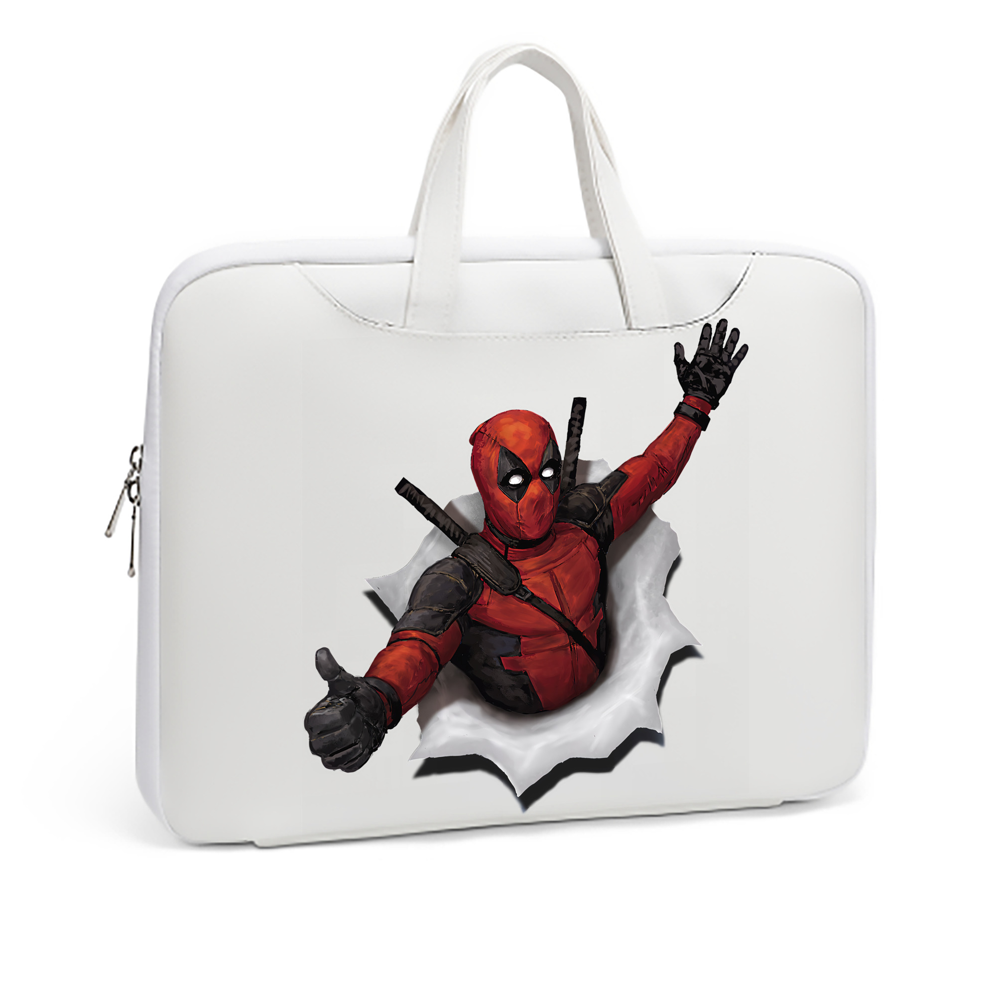 （画像用） Deadpool デッドプール レザーラップトップバッグ　ノートパソコンケース