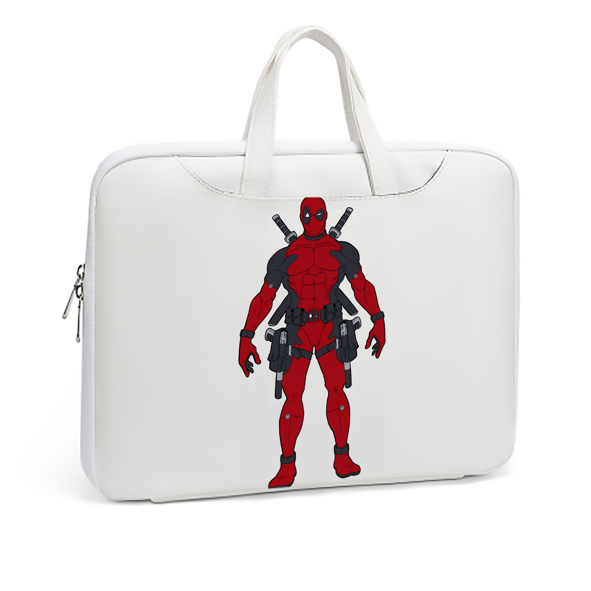 （画像用） Deadpool デッドプール レザーラップトップバッグ　ノートパソコンケース