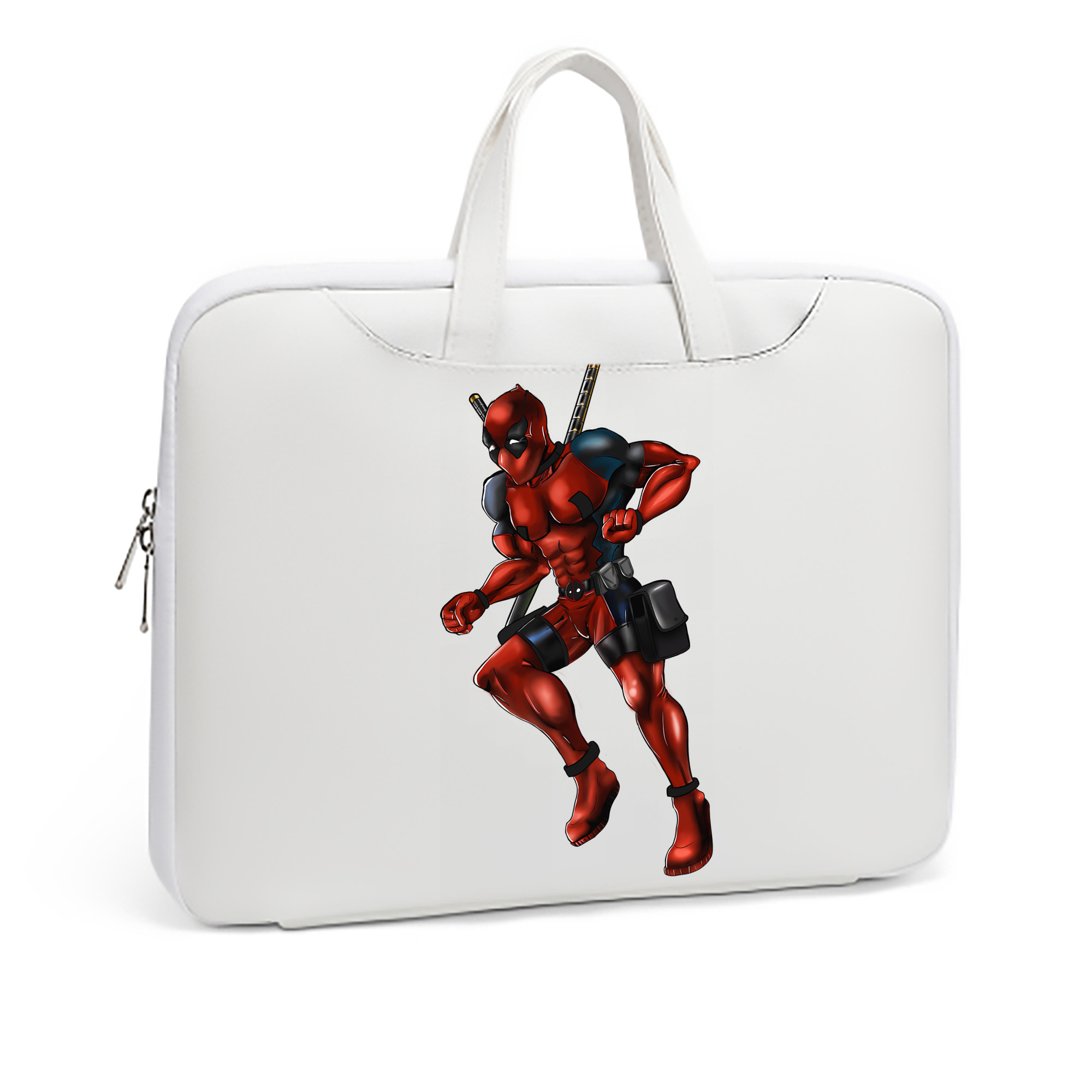 （画像用） Deadpool デッドプール レザーラップトップバッグ　ノートパソコンケース