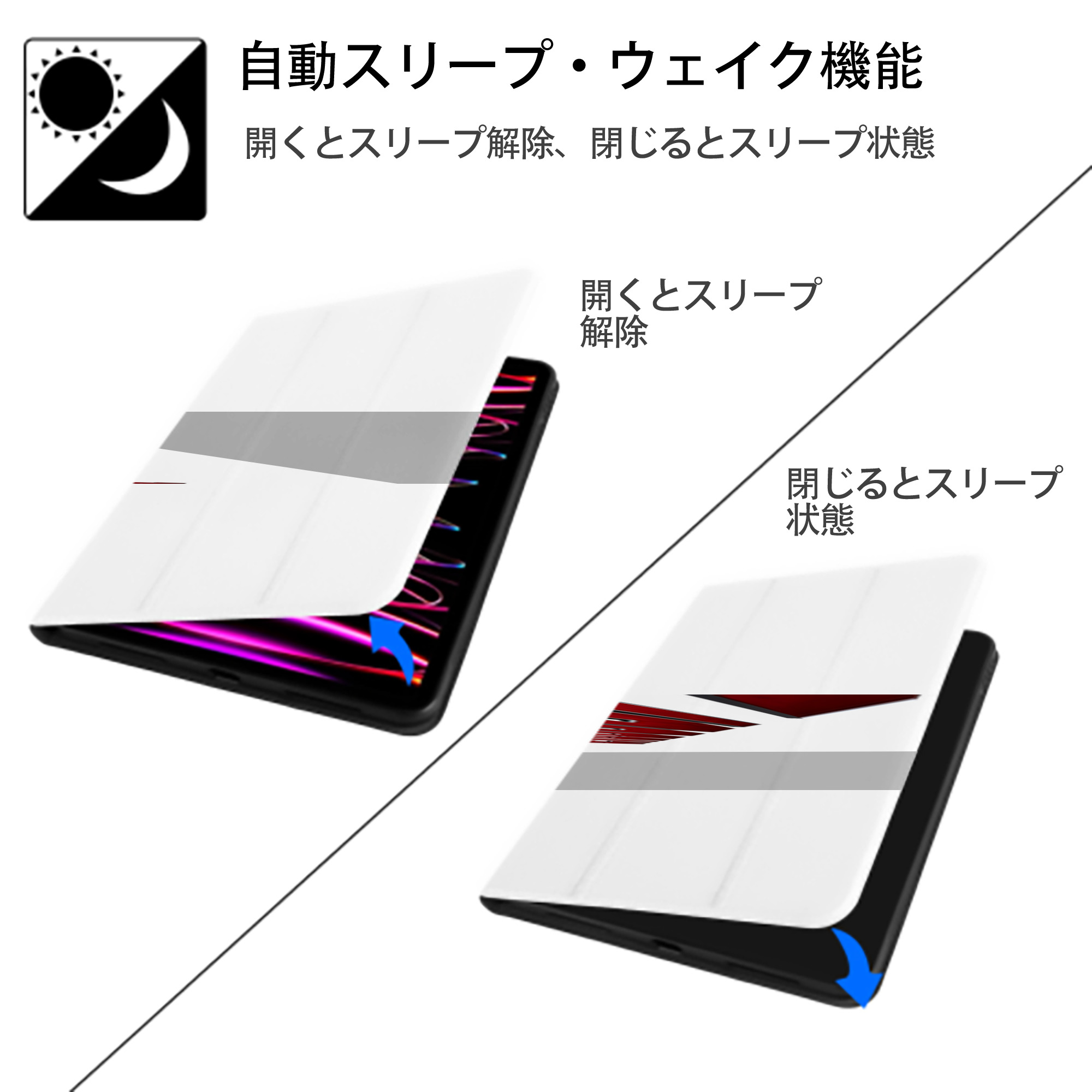 Deadpool デッドプール IPad ケース ペン収納付き 三つ折りスタンド PUレザー×シリコン 対応機種9.5/10.5/10.9インチ