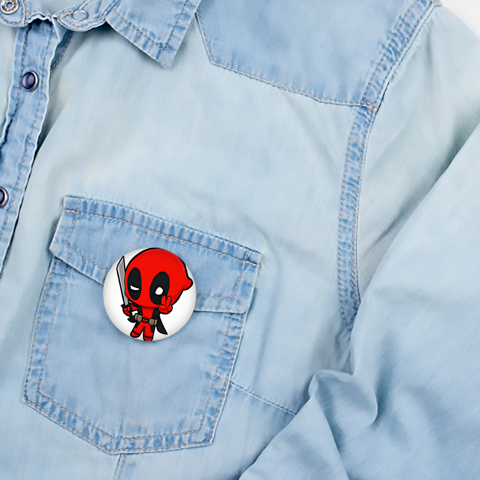 Deadpool デッドプール 6cm 缶バッジ 複数セット