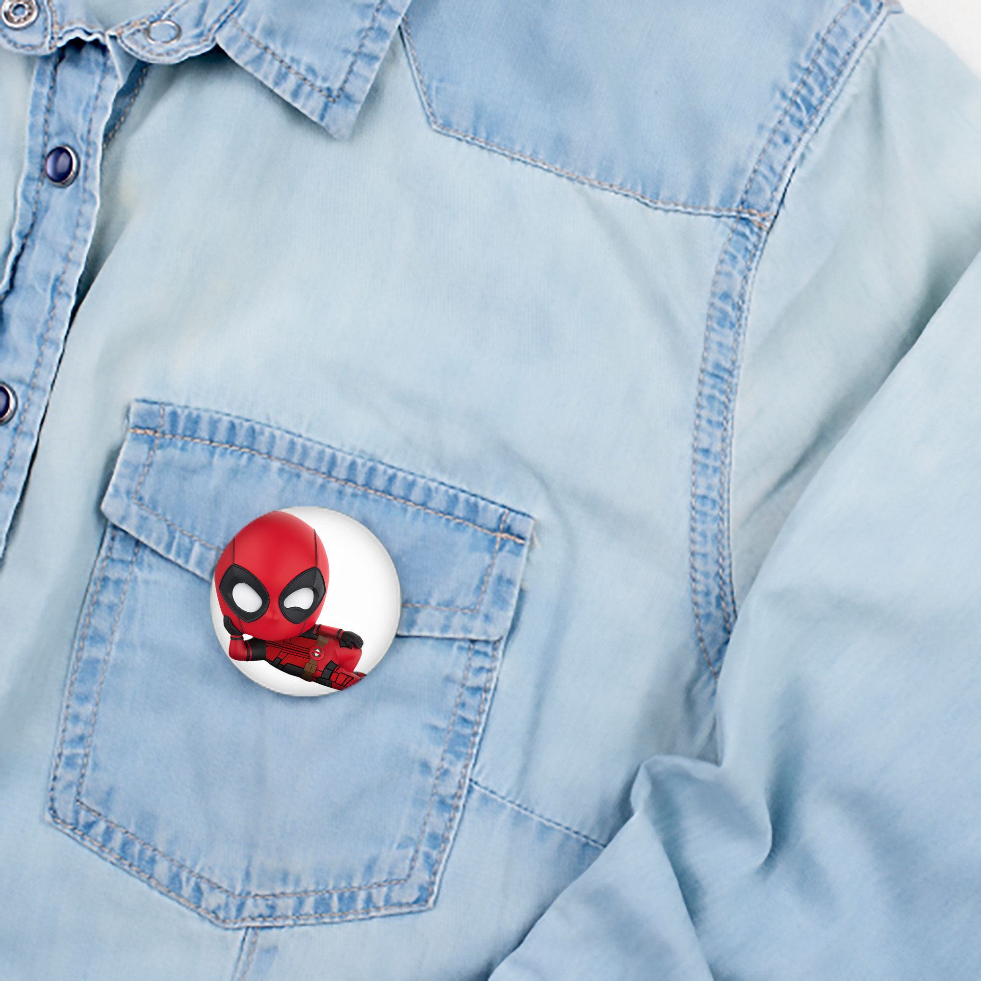 Deadpool デッドプール 6cm 缶バッジ 複数セット