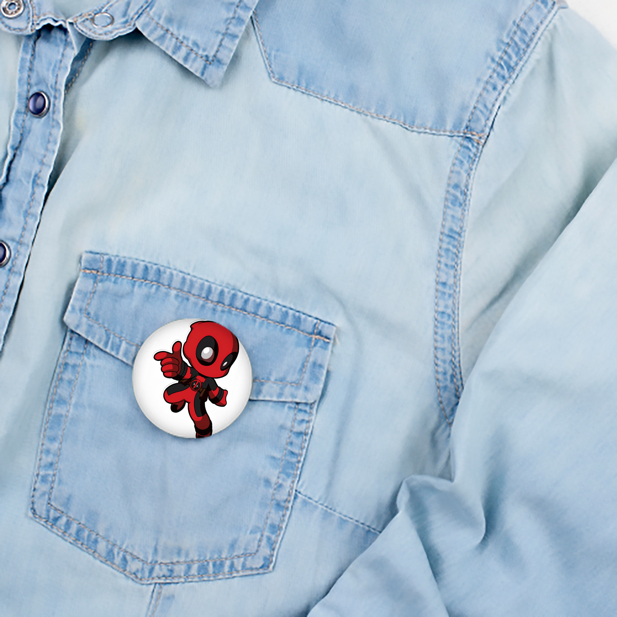 Deadpool デッドプール 6cm 缶バッジ 複数セット