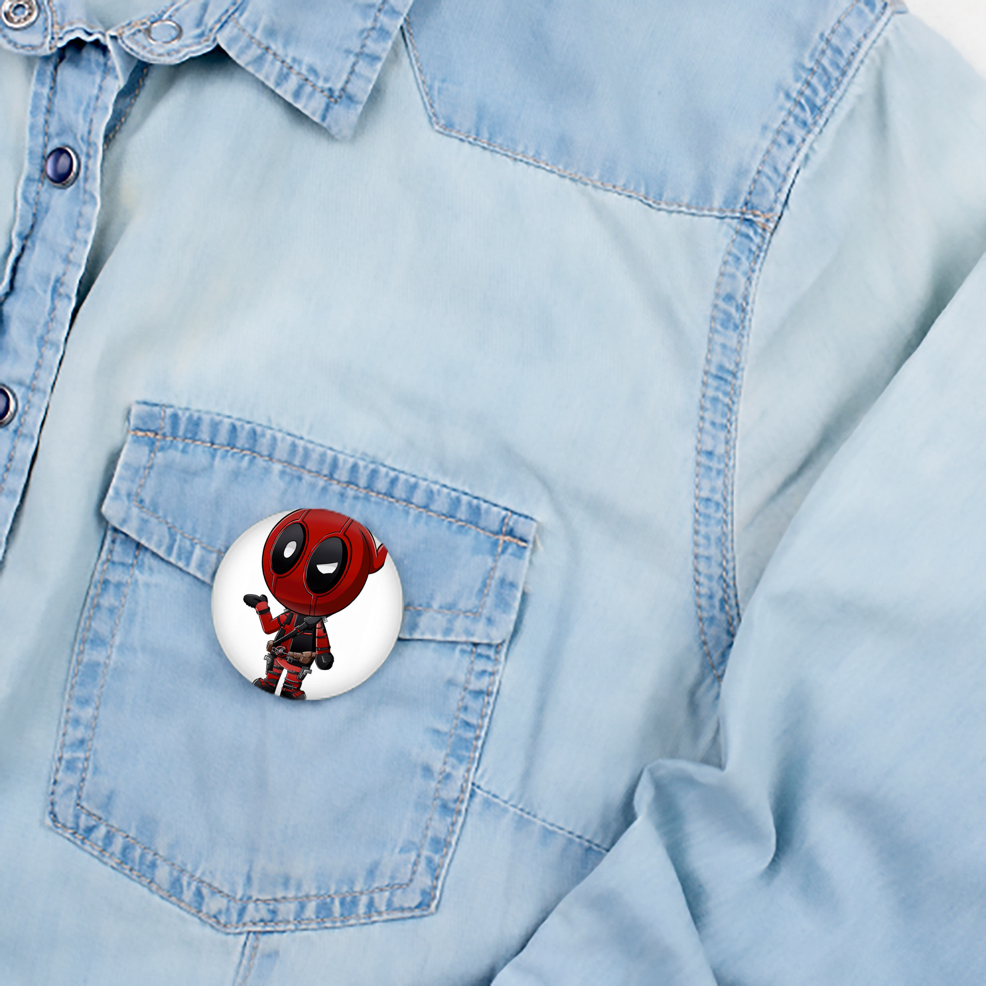 Deadpool デッドプール 6cm 缶バッジ 複数セット