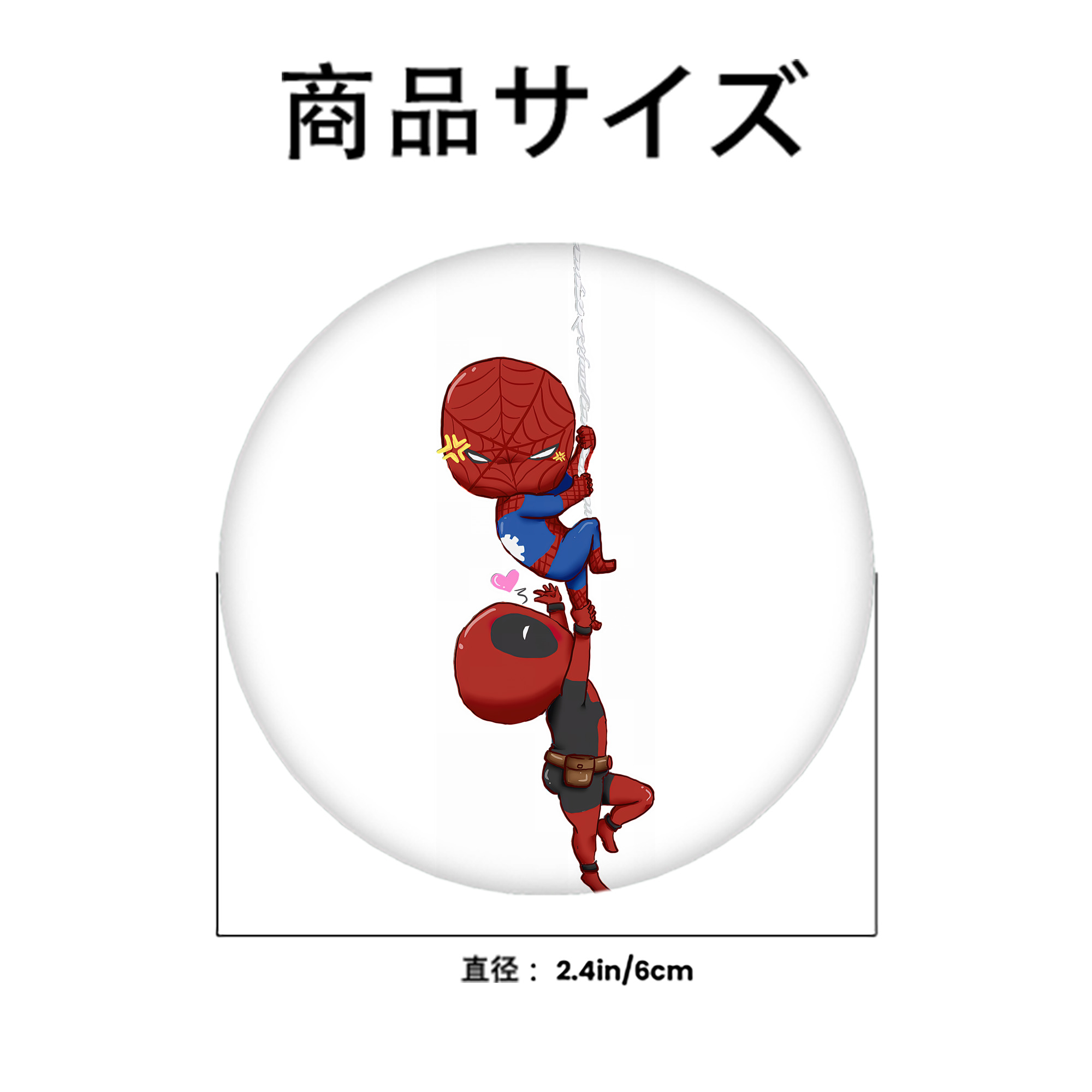 Deadpool デッドプール 6cm 缶バッジ 複数セット