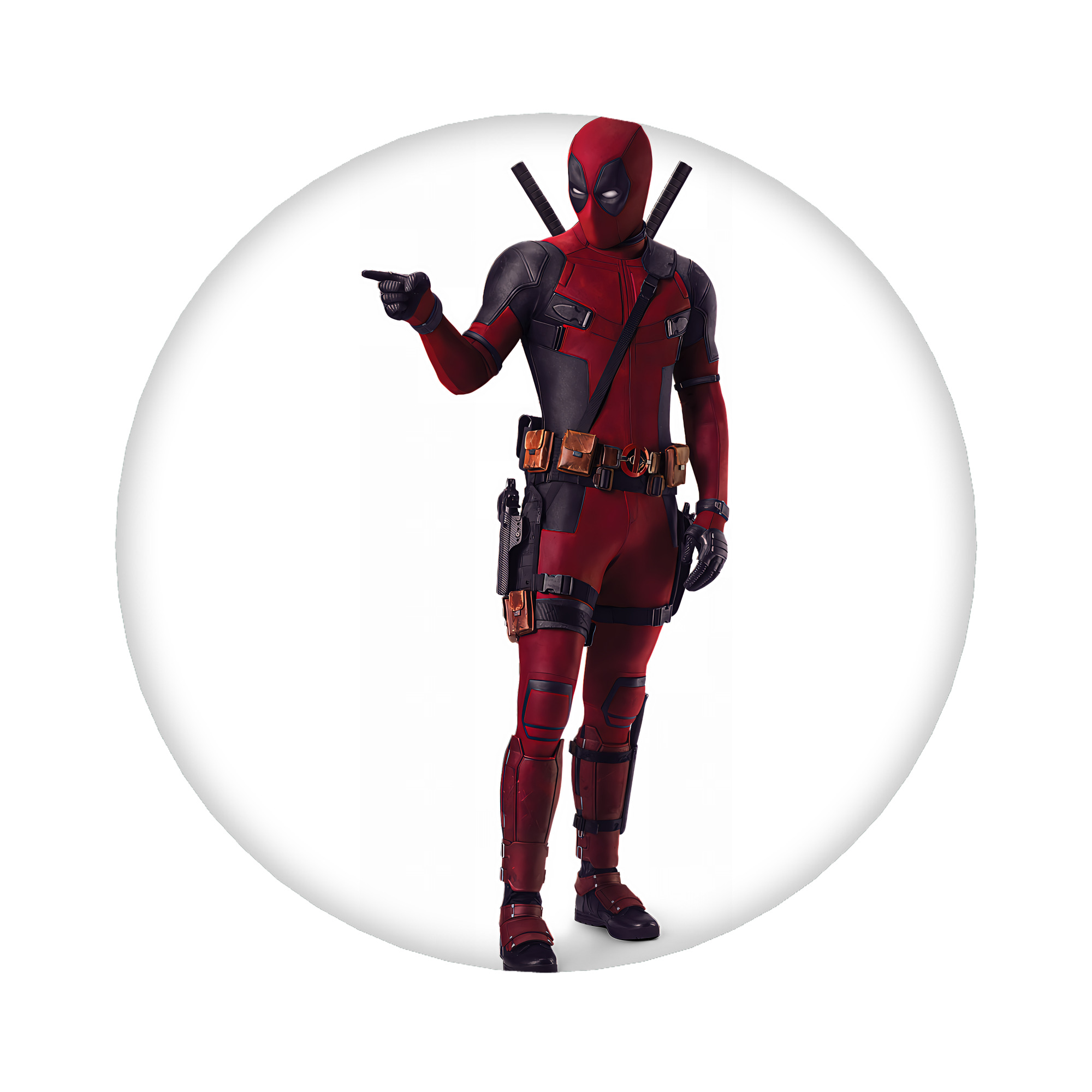 （画像用） Deadpool デッドプール 6cm 缶バッジ 複数セット