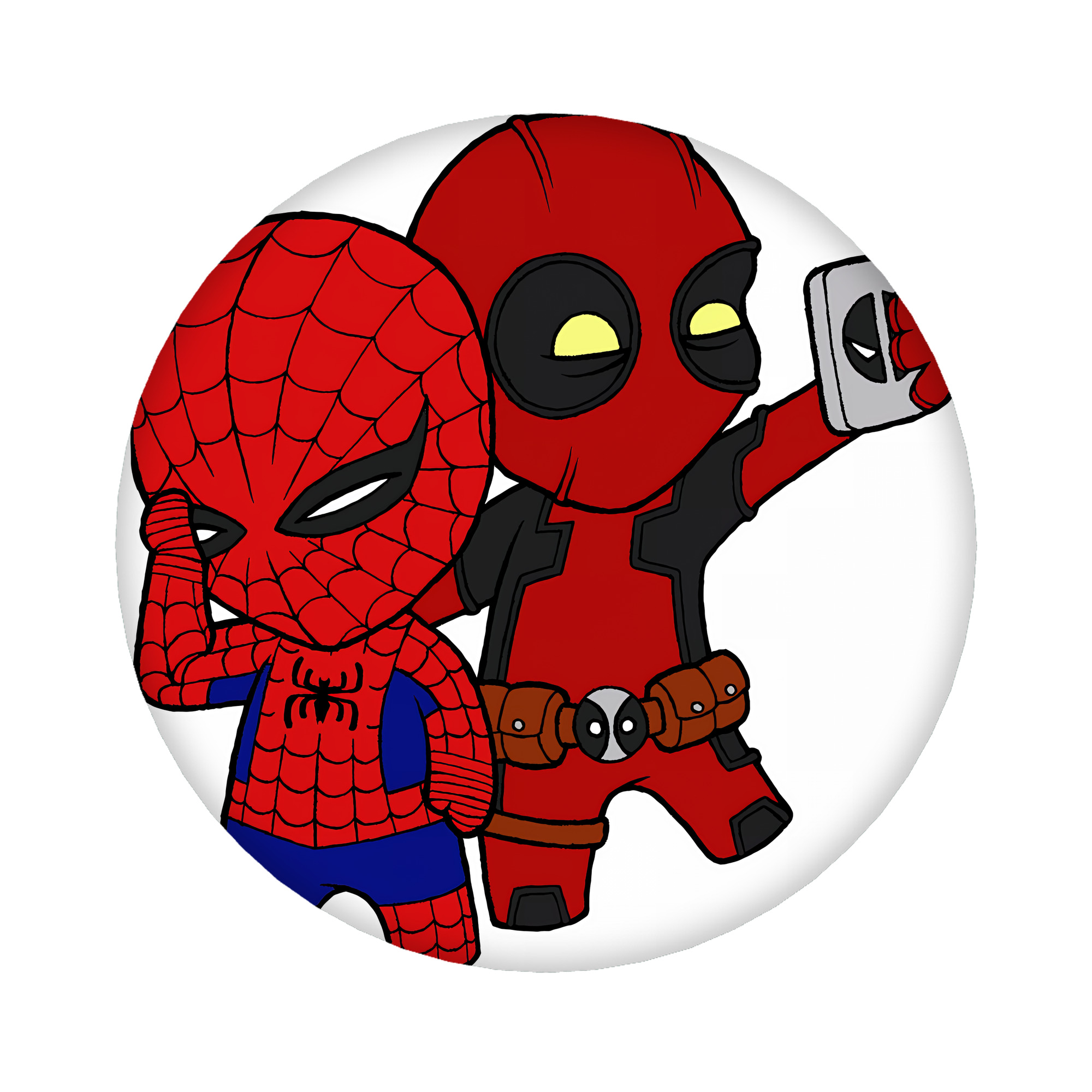 （画像用） Deadpool デッドプール 6cm 缶バッジ 複数セット