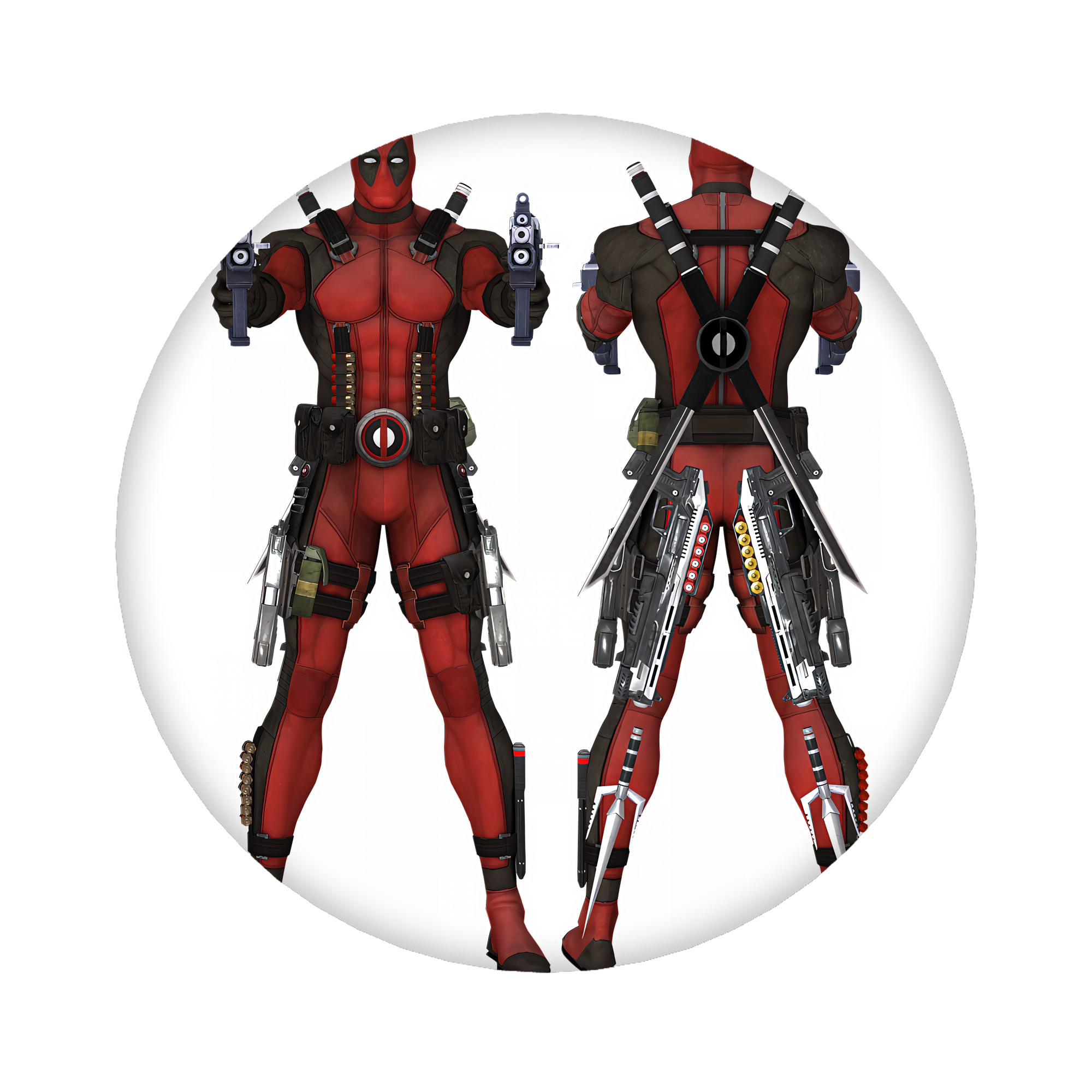 （画像用） Deadpool デッドプール 6cm 缶バッジ 複数セット