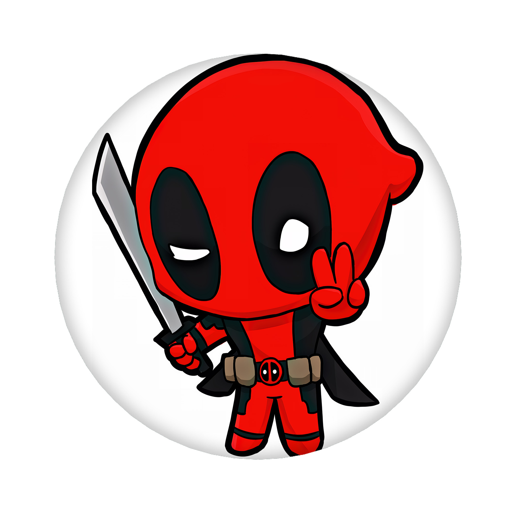 （画像用） Deadpool デッドプール 6cm 缶バッジ 複数セット