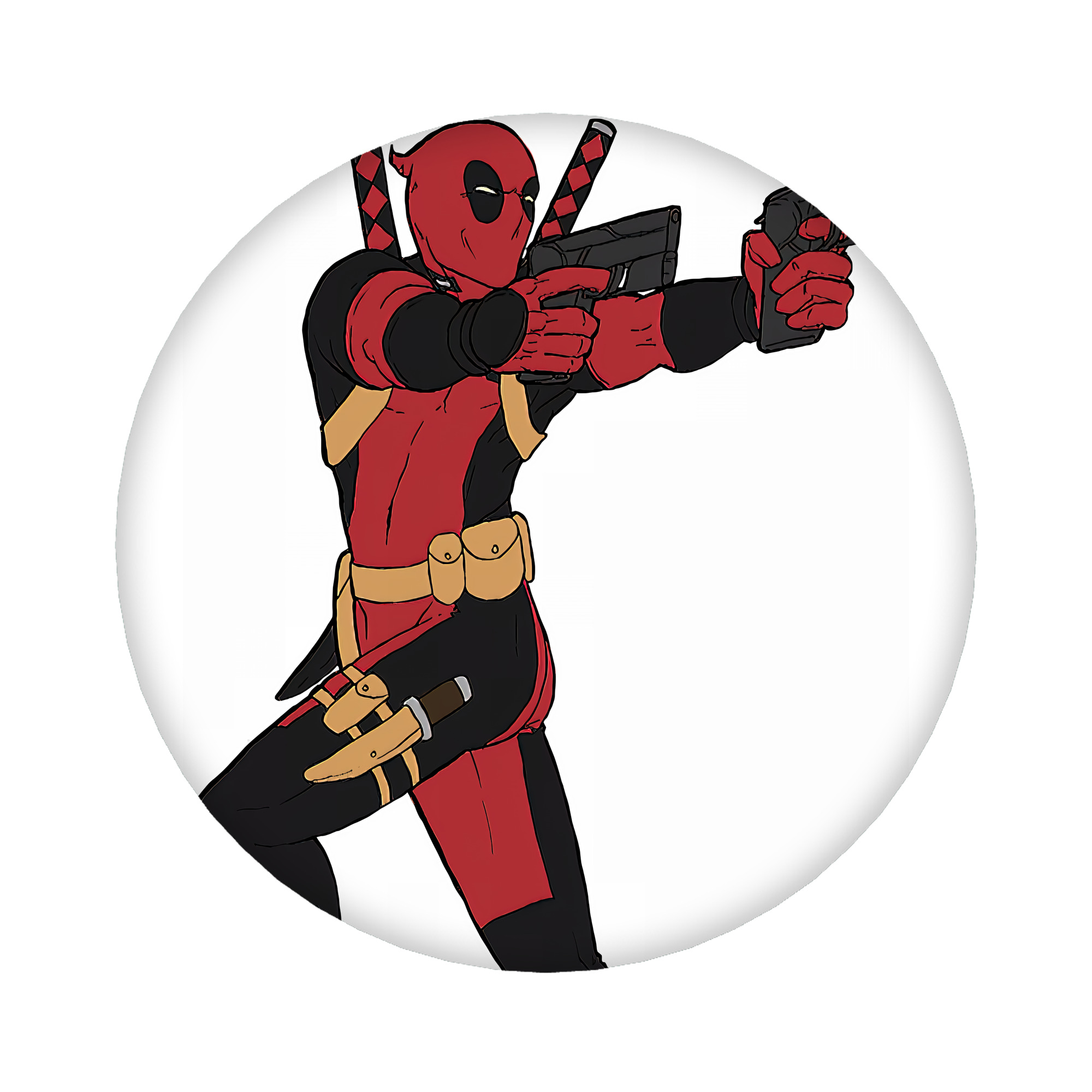 （画像用） Deadpool デッドプール 6cm 缶バッジ 複数セット