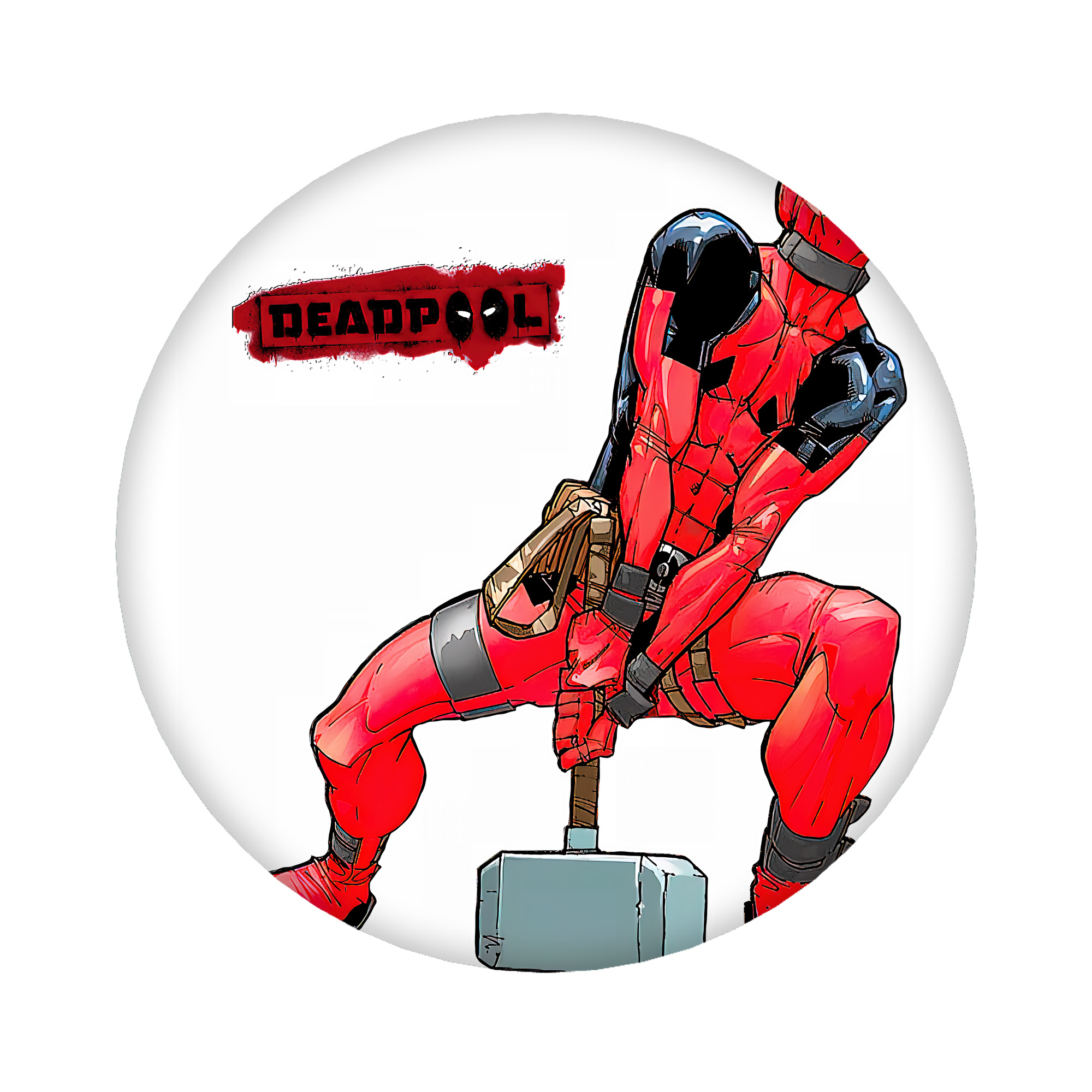 （画像用） Deadpool デッドプール 6cm 缶バッジ 複数セット