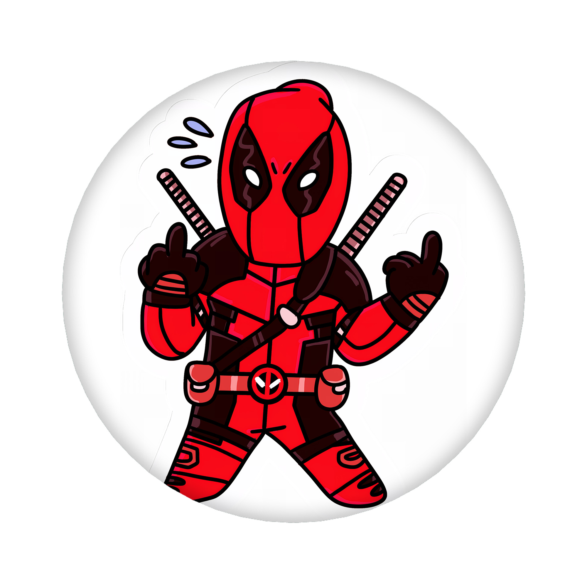 （画像用） Deadpool デッドプール 6cm 缶バッジ 複数セット