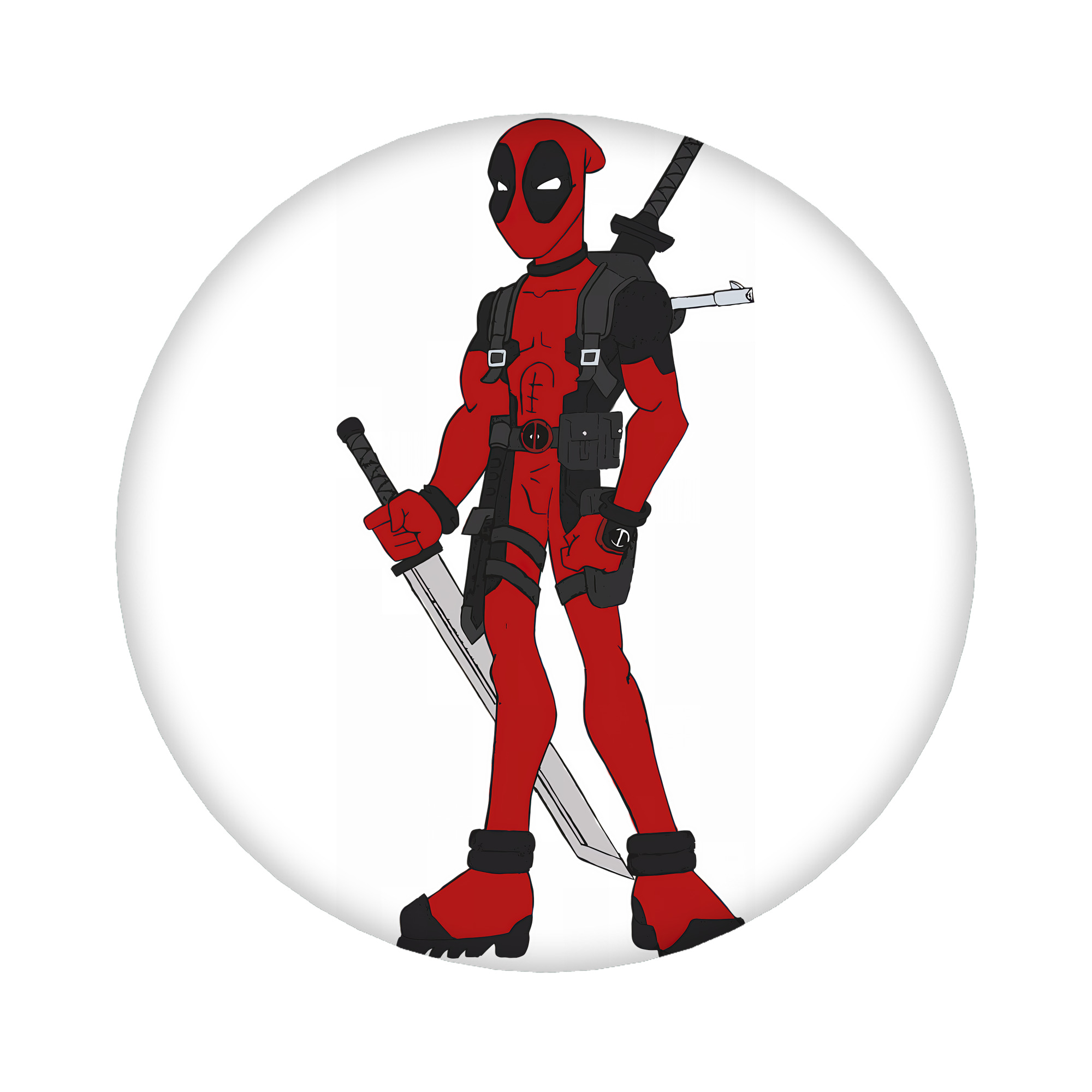 （画像用） Deadpool デッドプール 6cm 缶バッジ 複数セット